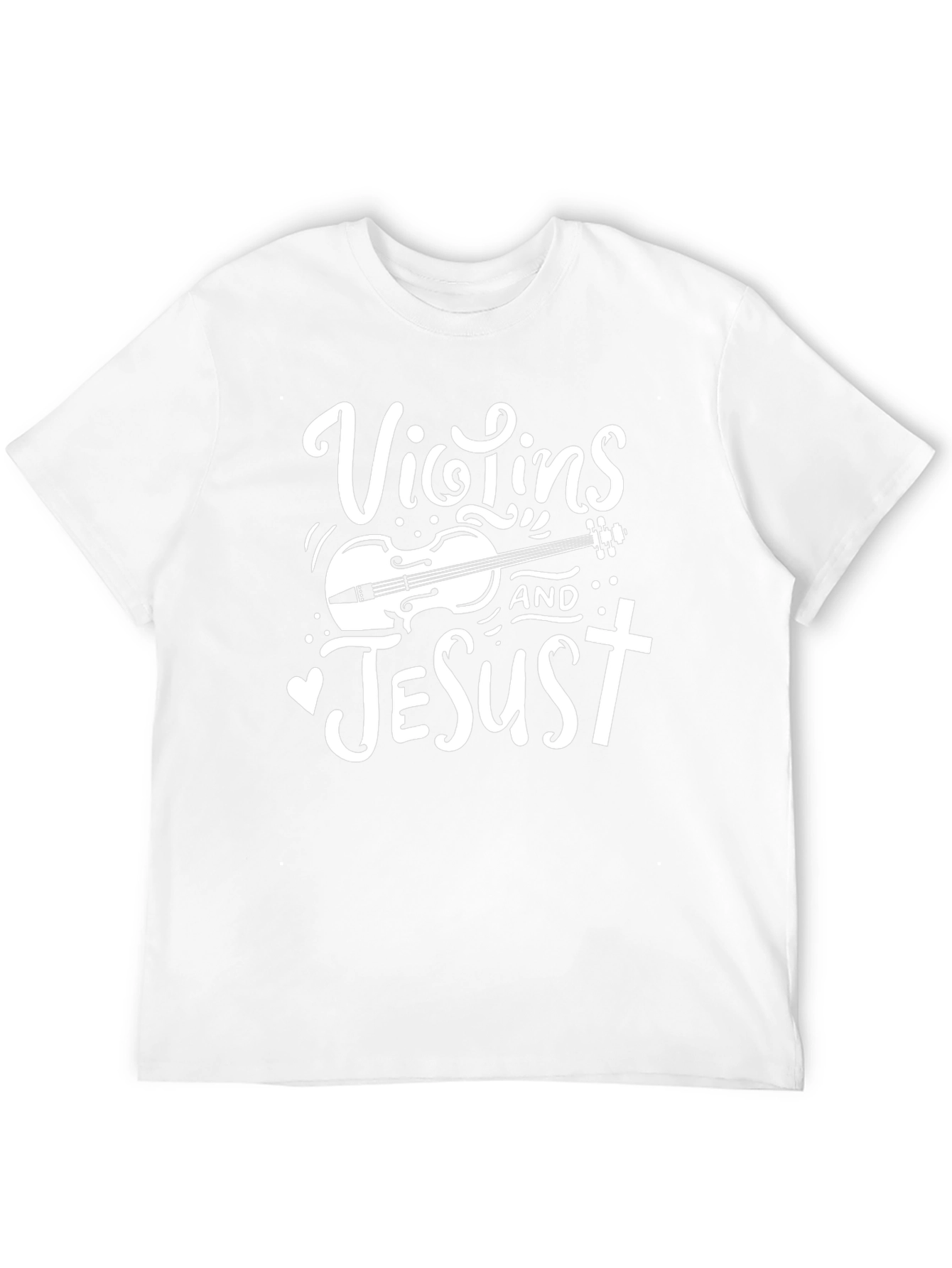 Violins and Jesus Black T-Shirt