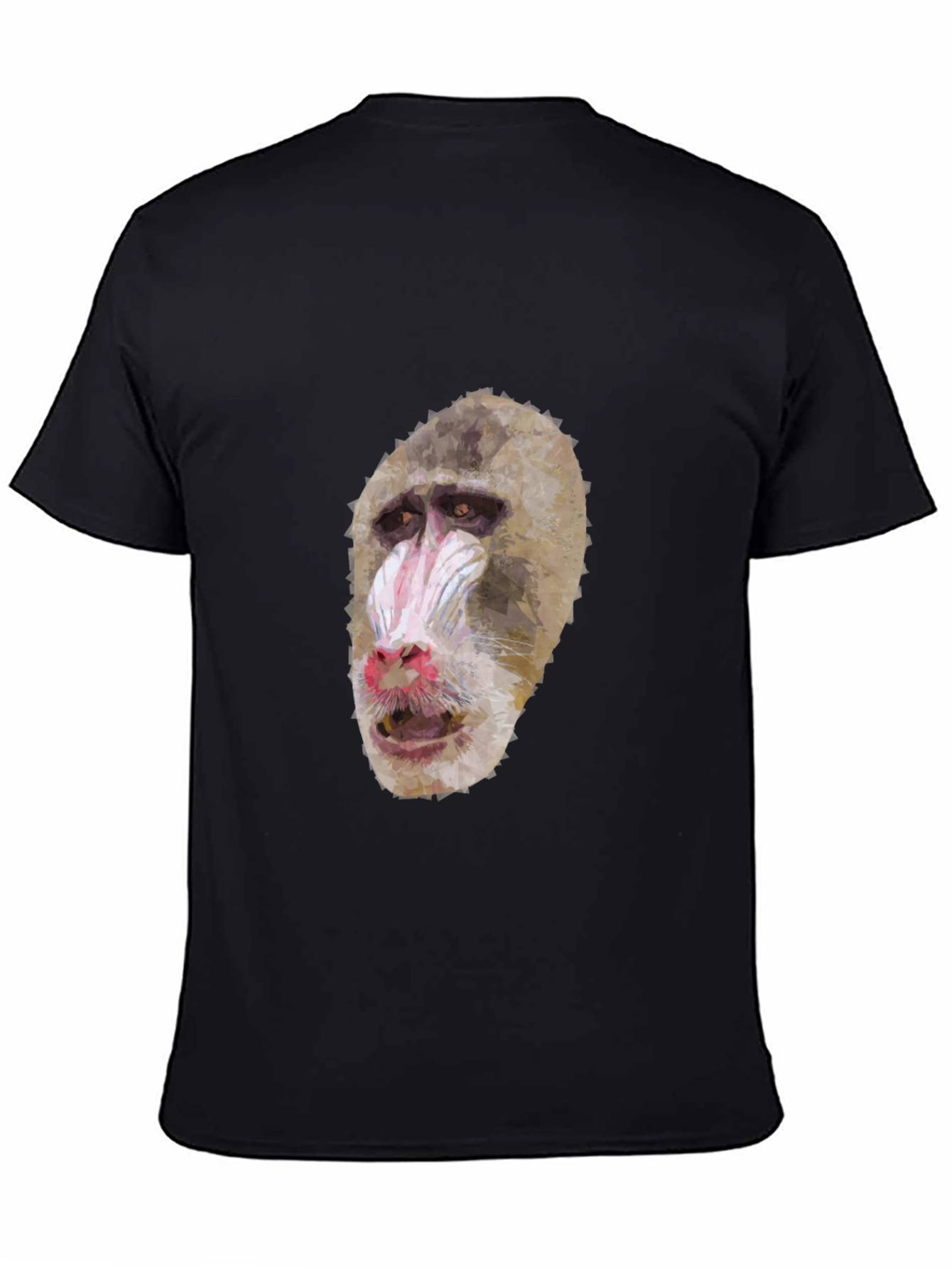 Mandrill Monkey Graphic T-Shirt - Unique Animal Tee