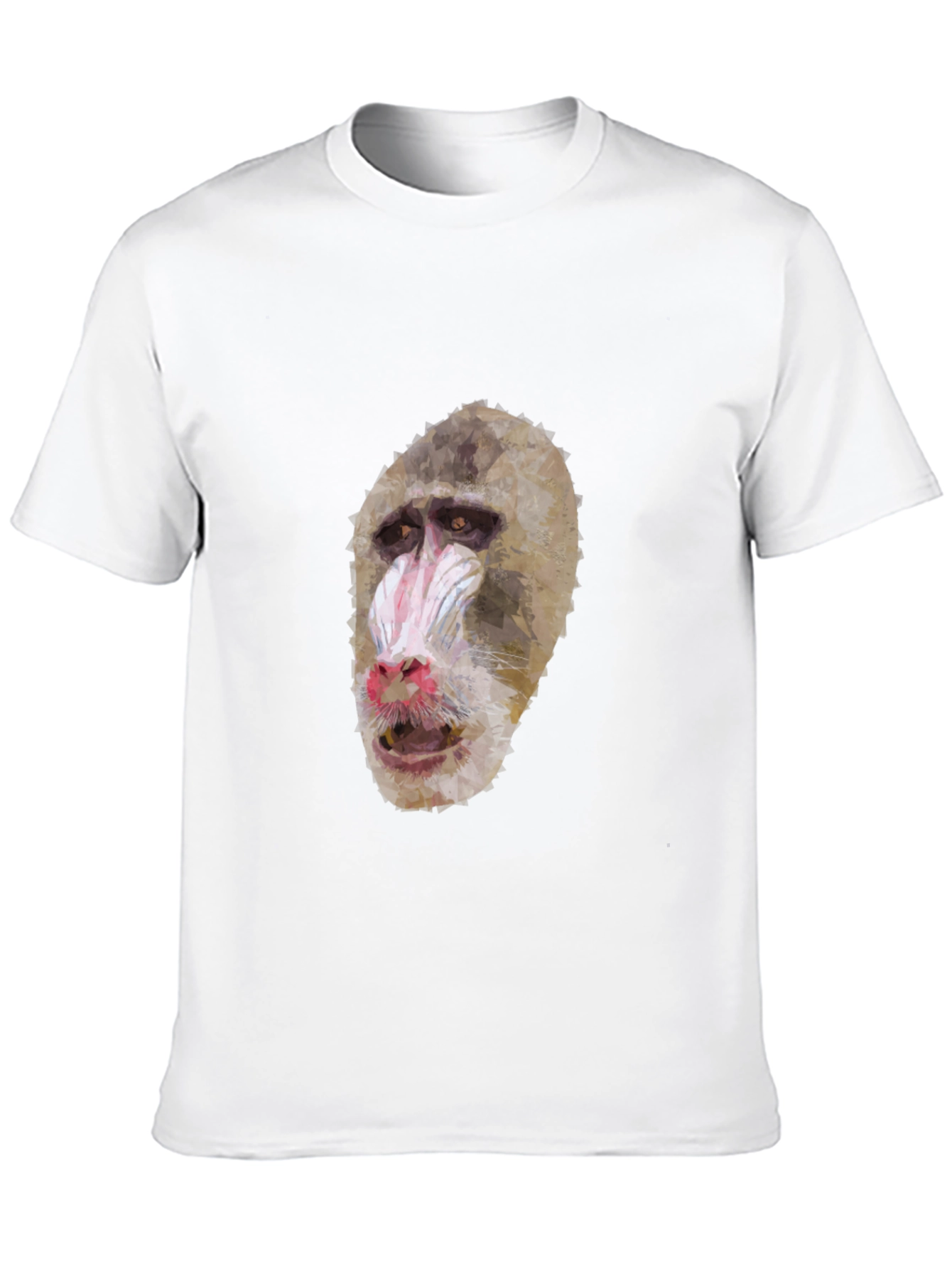 Mandrill Monkey Graphic T-Shirt - Unique Animal Tee