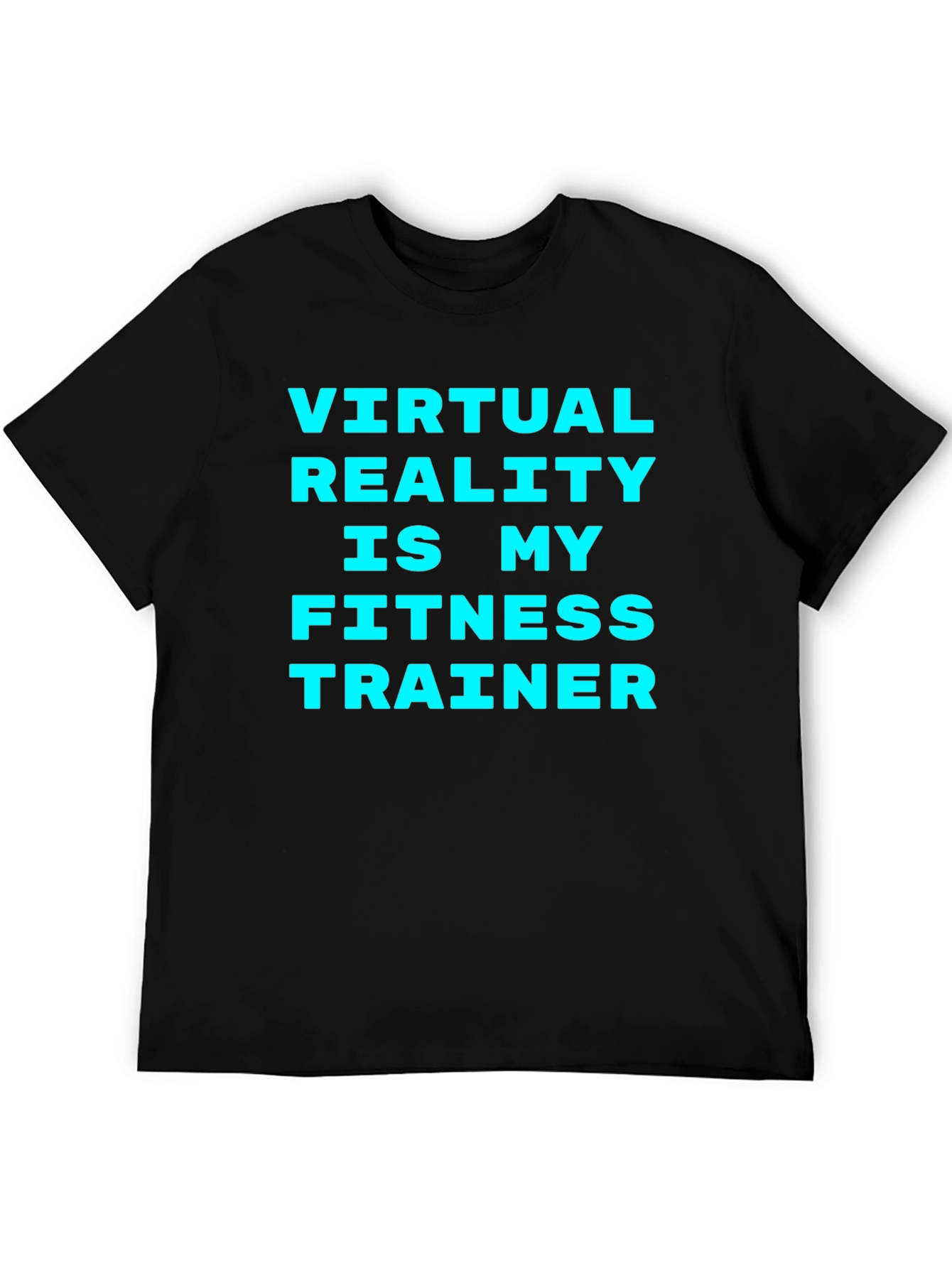 Virtual Reality Fitness Trainer T-Shirt - Black