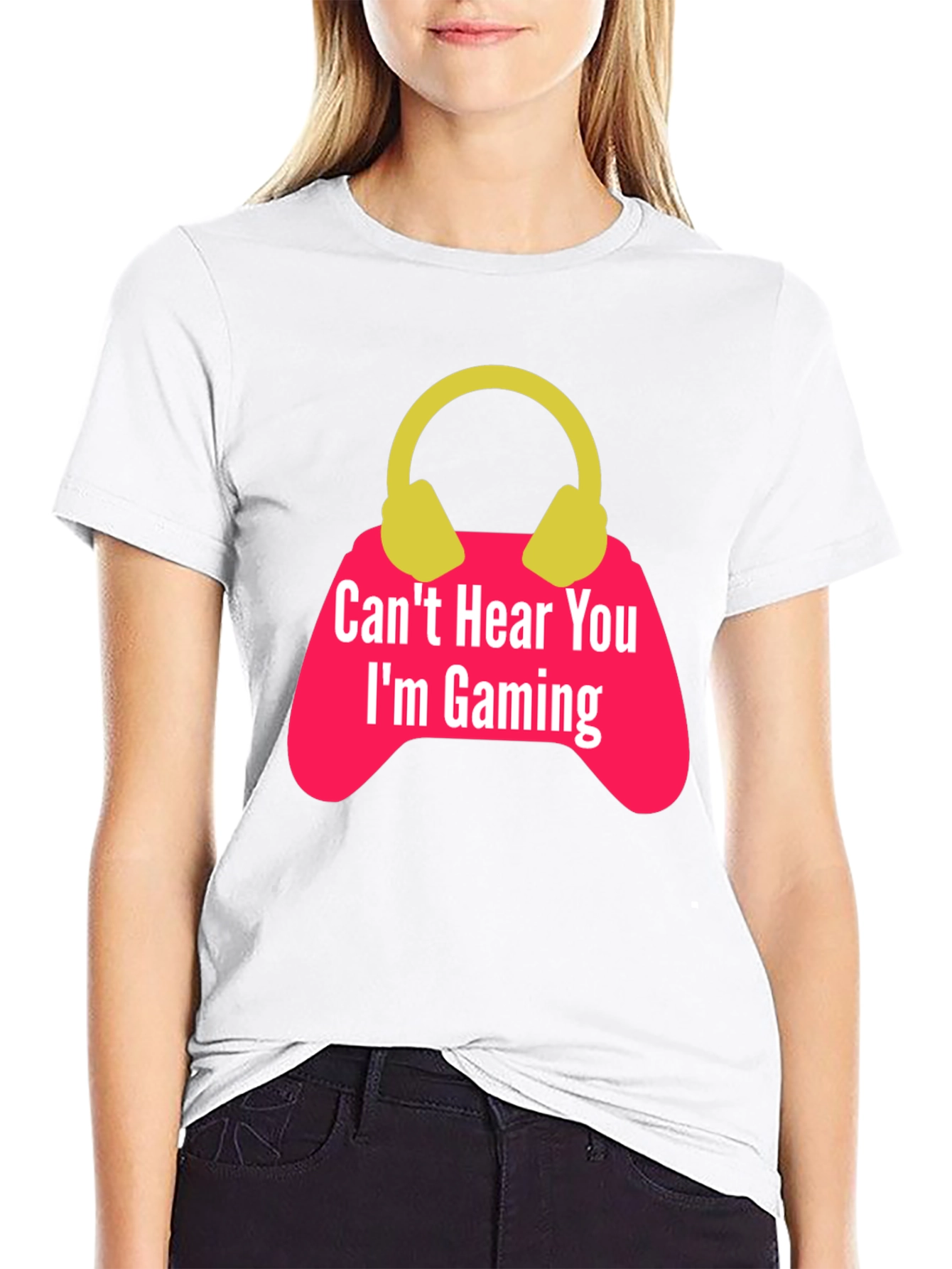 Gamer T-Shirt - Cant Hear You Im Gaming