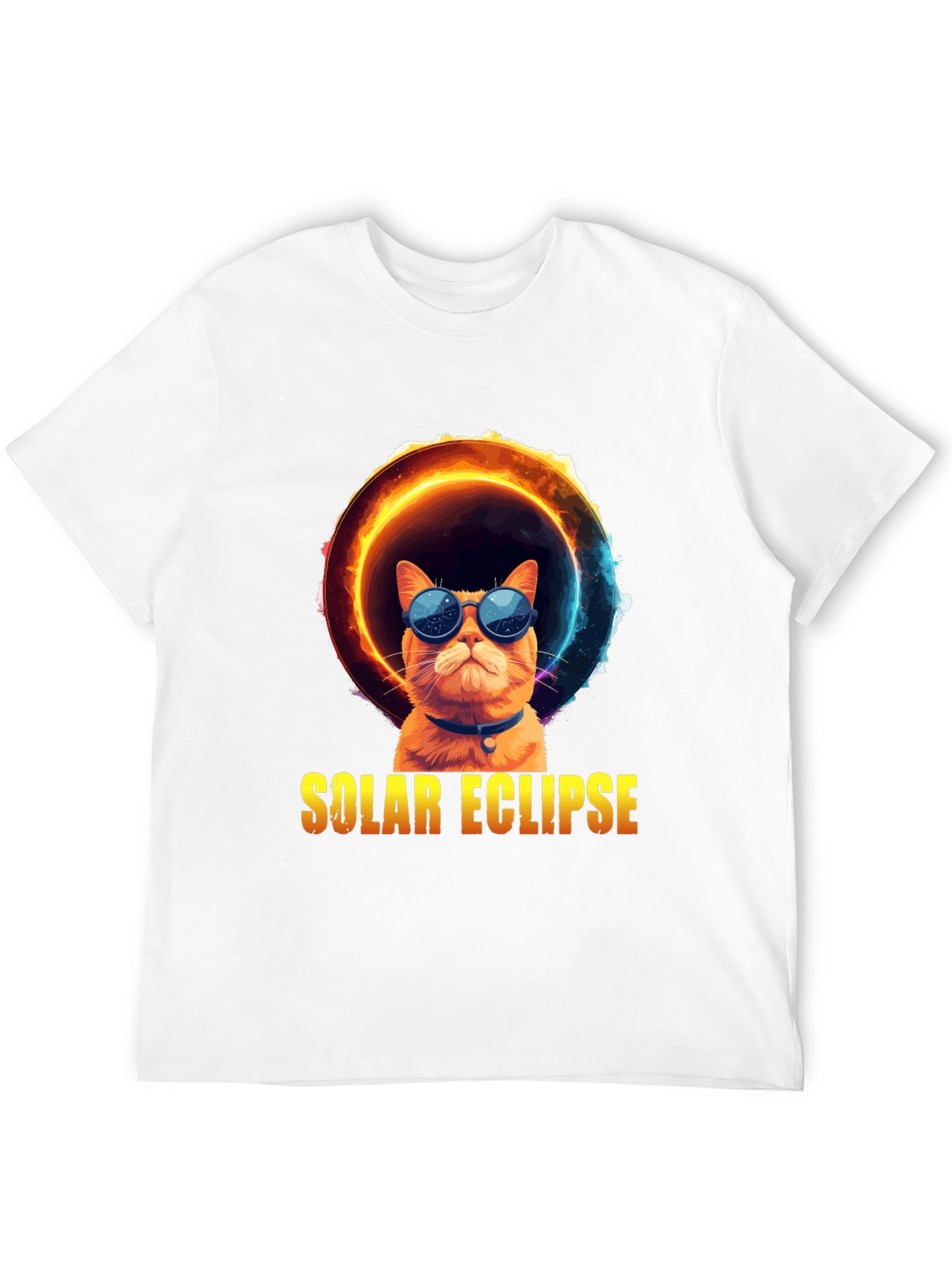 Cool Cat Solar Eclipse T-Shirt