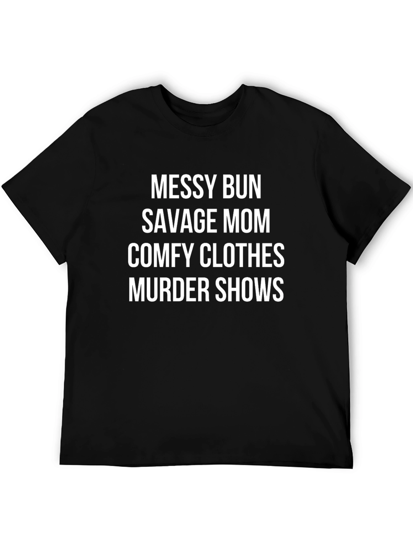 Messy Bun Savage Mom Graphic Tee