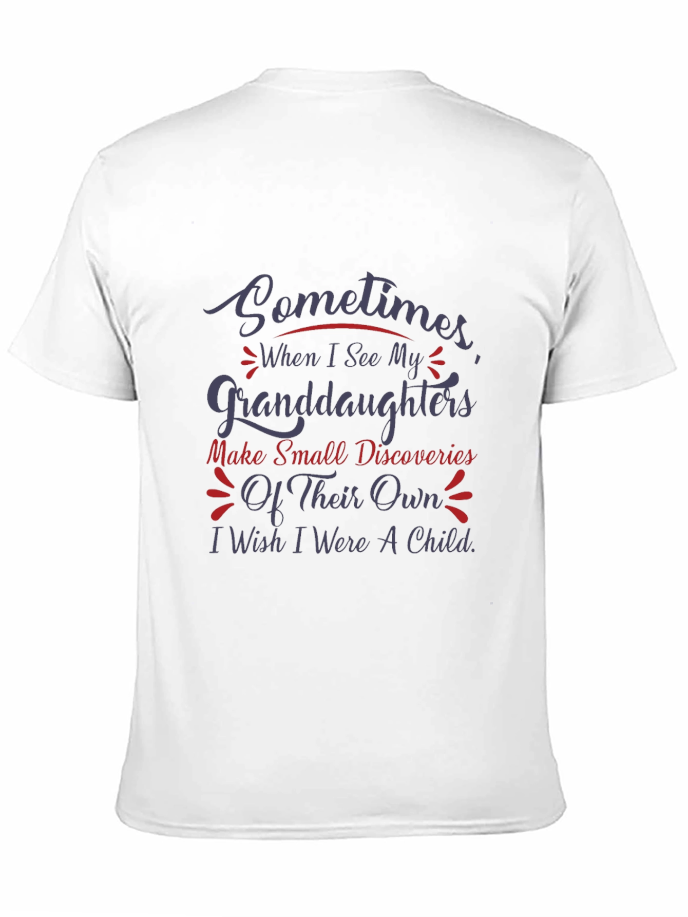 Granddaughter Wish Graphic Tee - Black