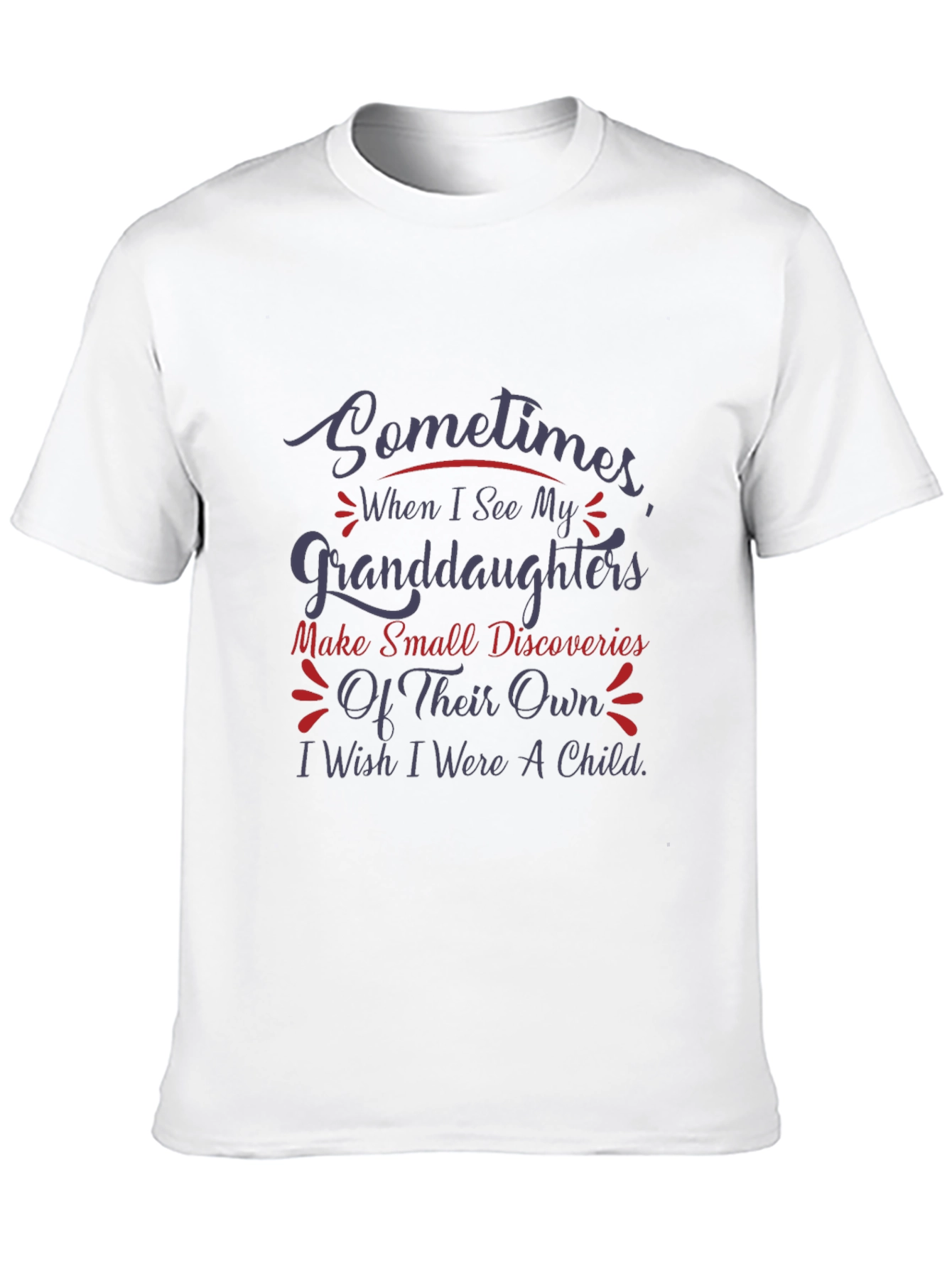 Granddaughter Wish Graphic Tee - Black
