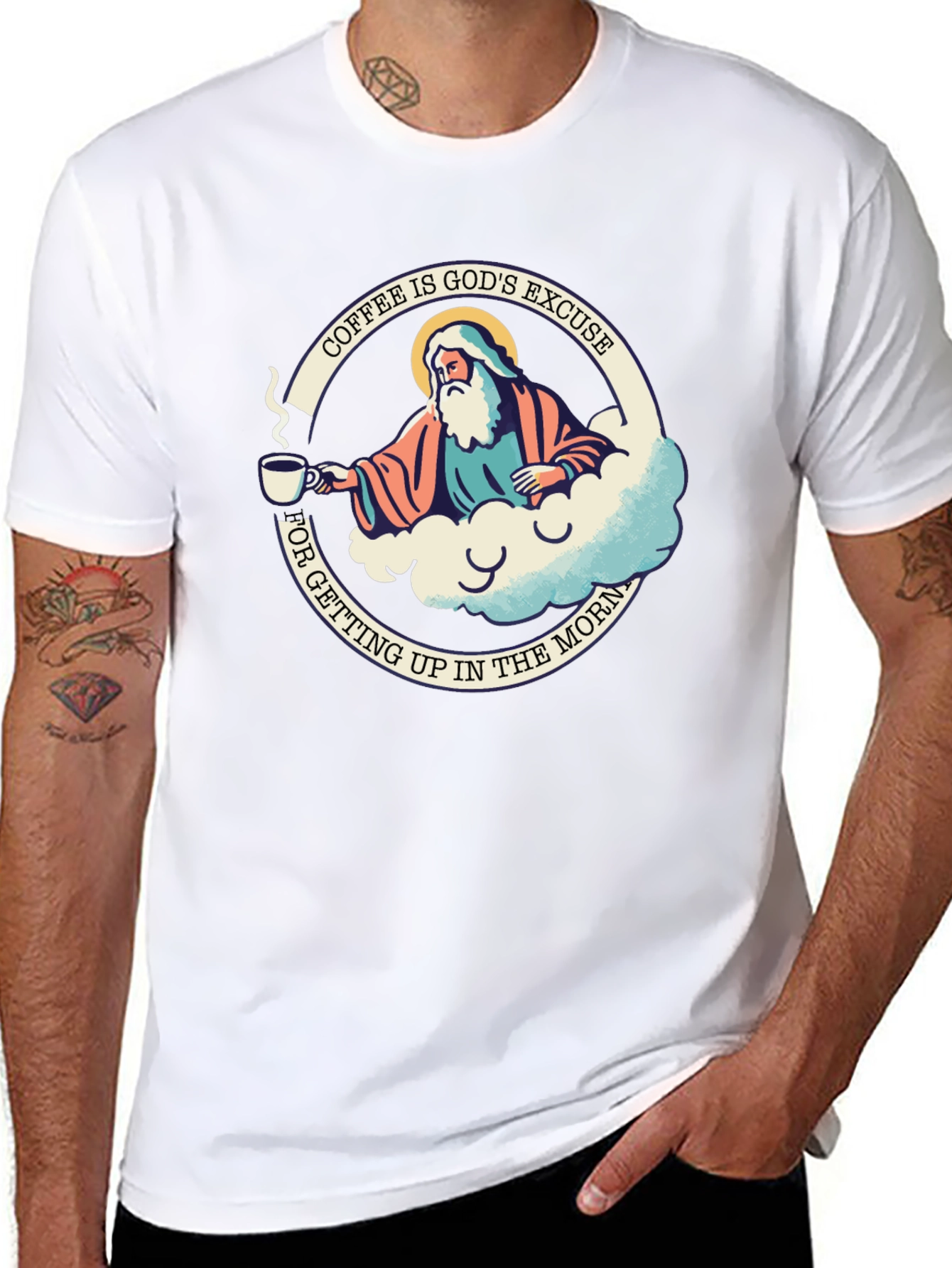 Coffee is Gods Excuse T-Shirt