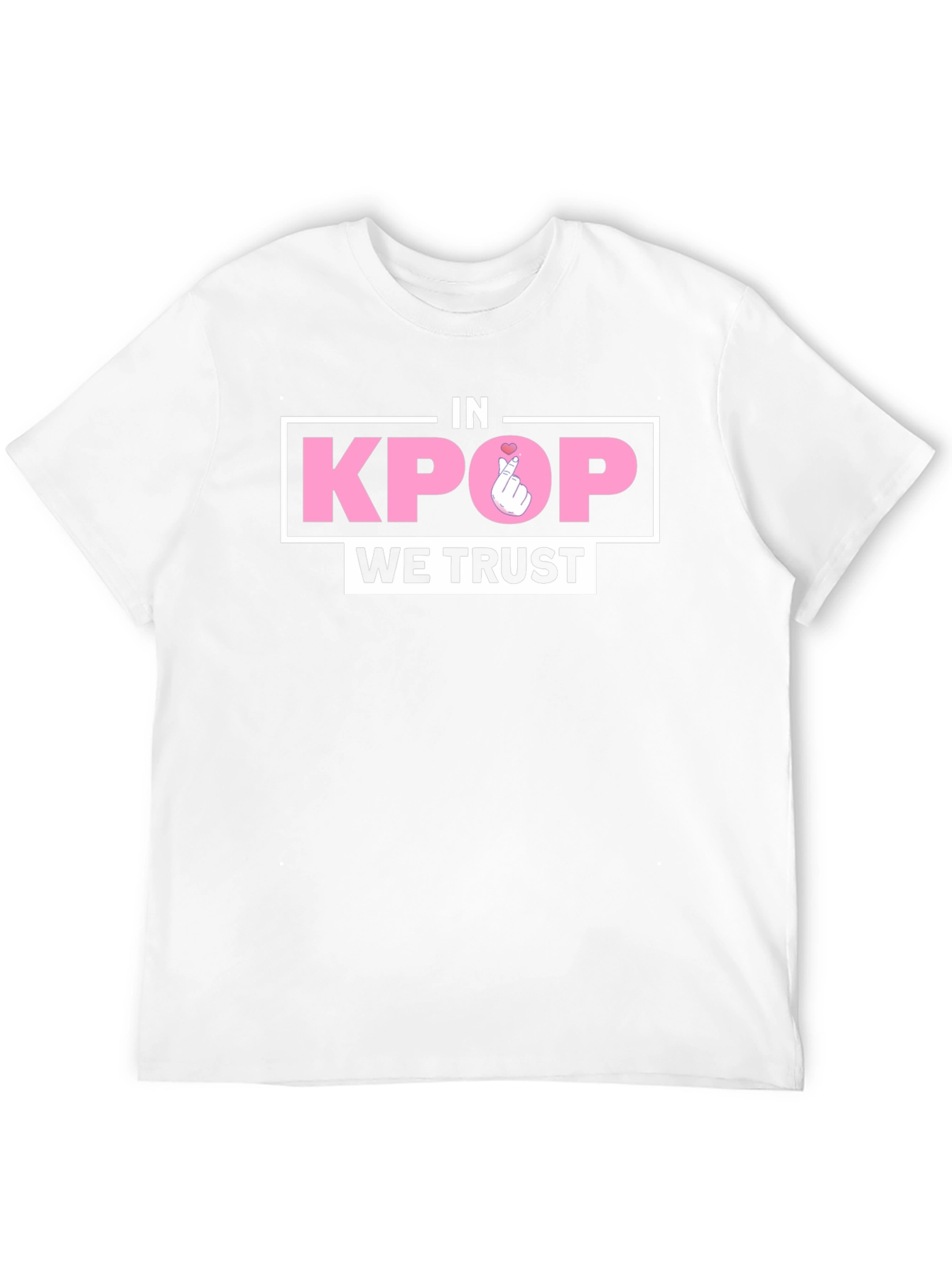 In Kpop We Trust Black Graphic Tee