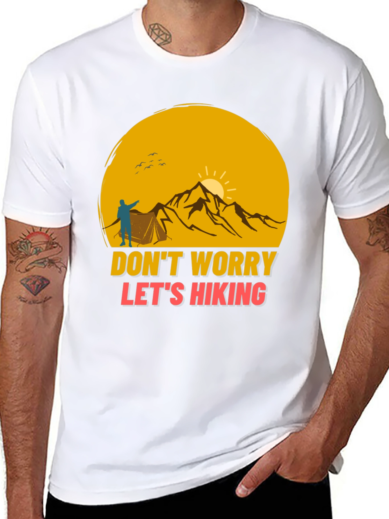 Hiking Adventure T-Shirt - Dont Worry Lets Hike