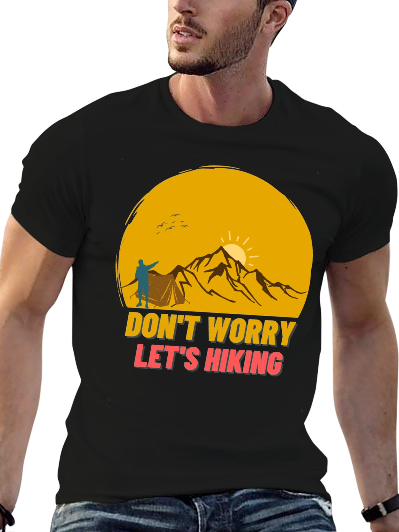 Hiking Adventure T-Shirt - Dont Worry Lets Hike