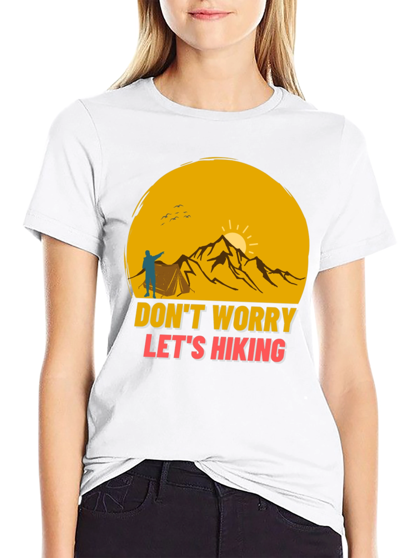 Hiking Adventure T-Shirt - Dont Worry Lets Hike