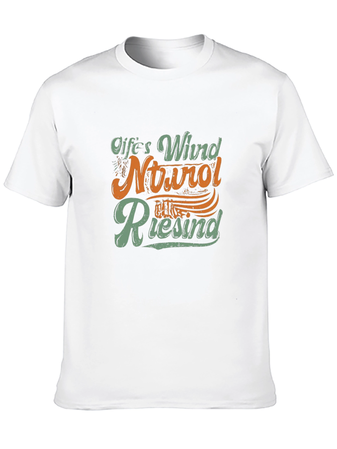 Lifes Wind Natural Riesind Black T-Shirt