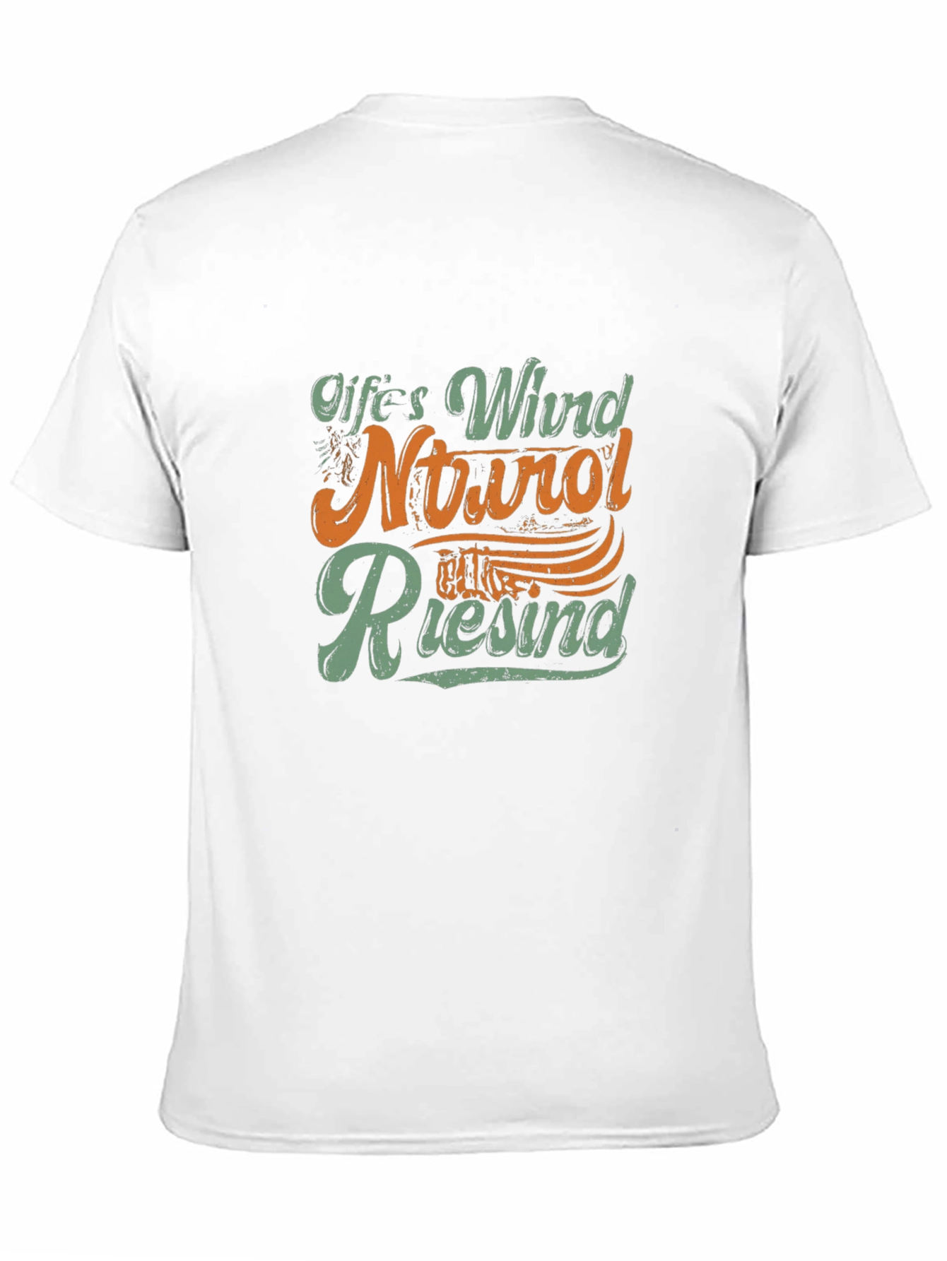 Lifes Wind Natural Riesind Black T-Shirt