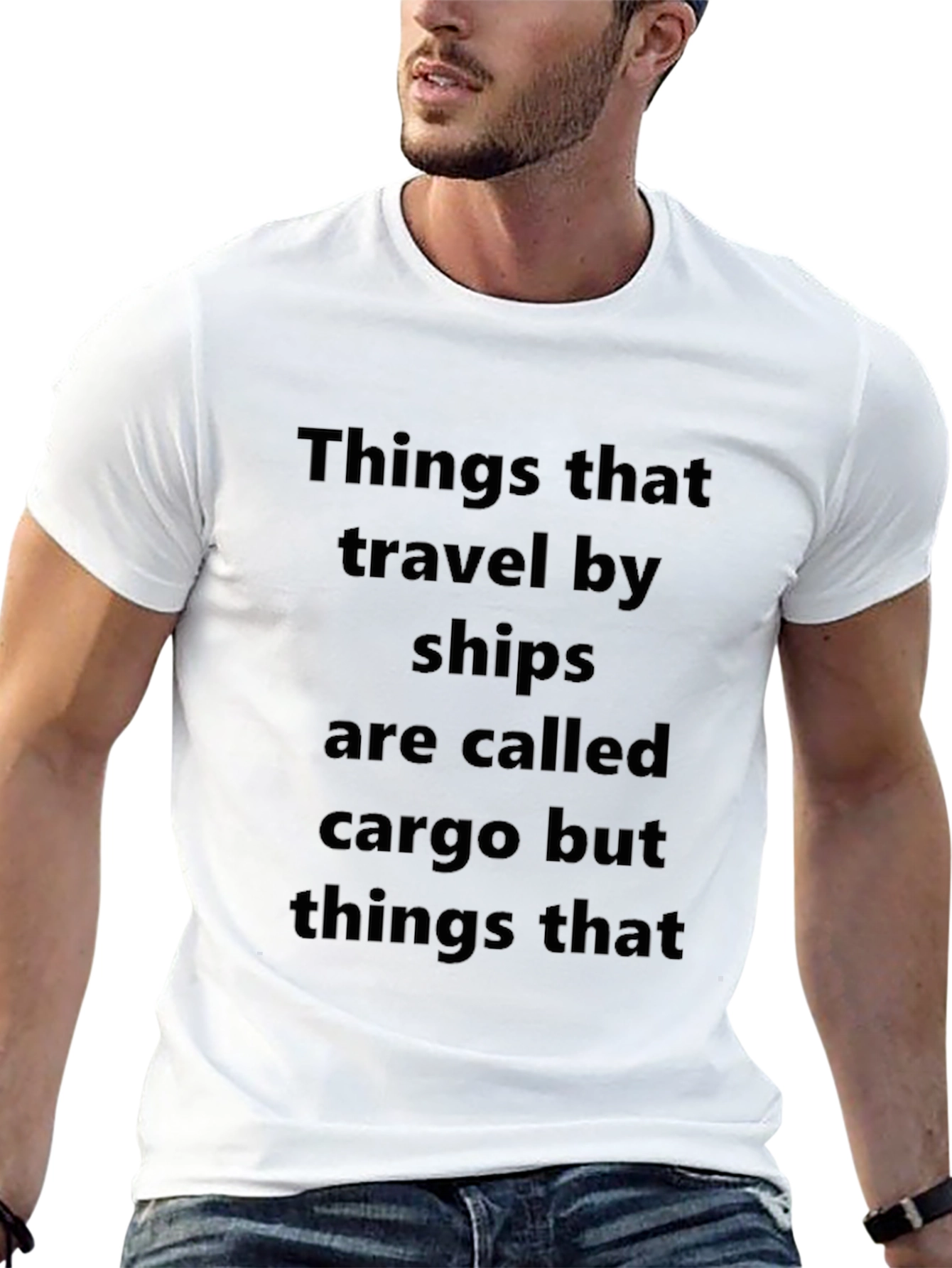 Cargo Humor Tee - Ships & Things T-Shirt