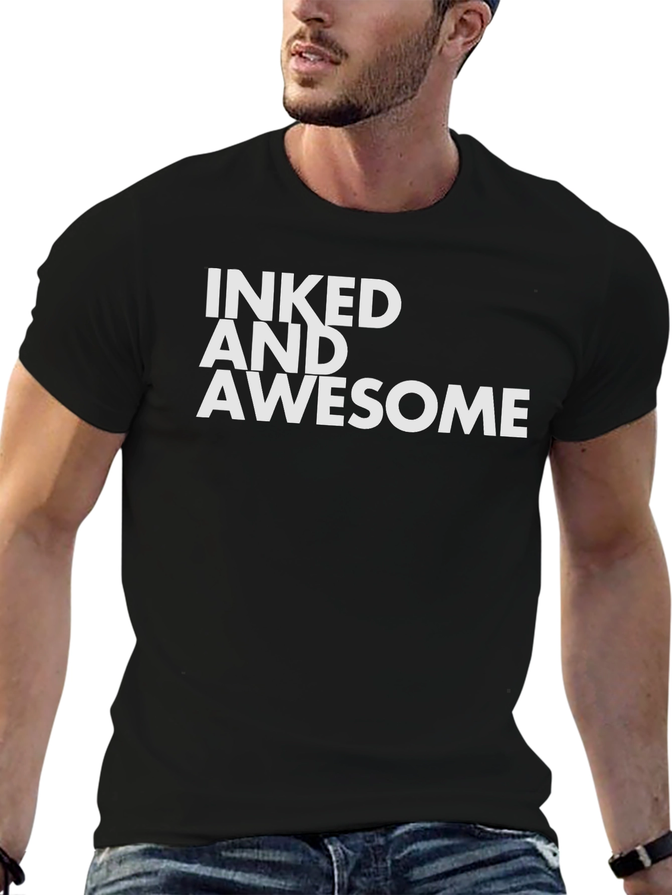 Inked and Awesome Graphic T-Shirt