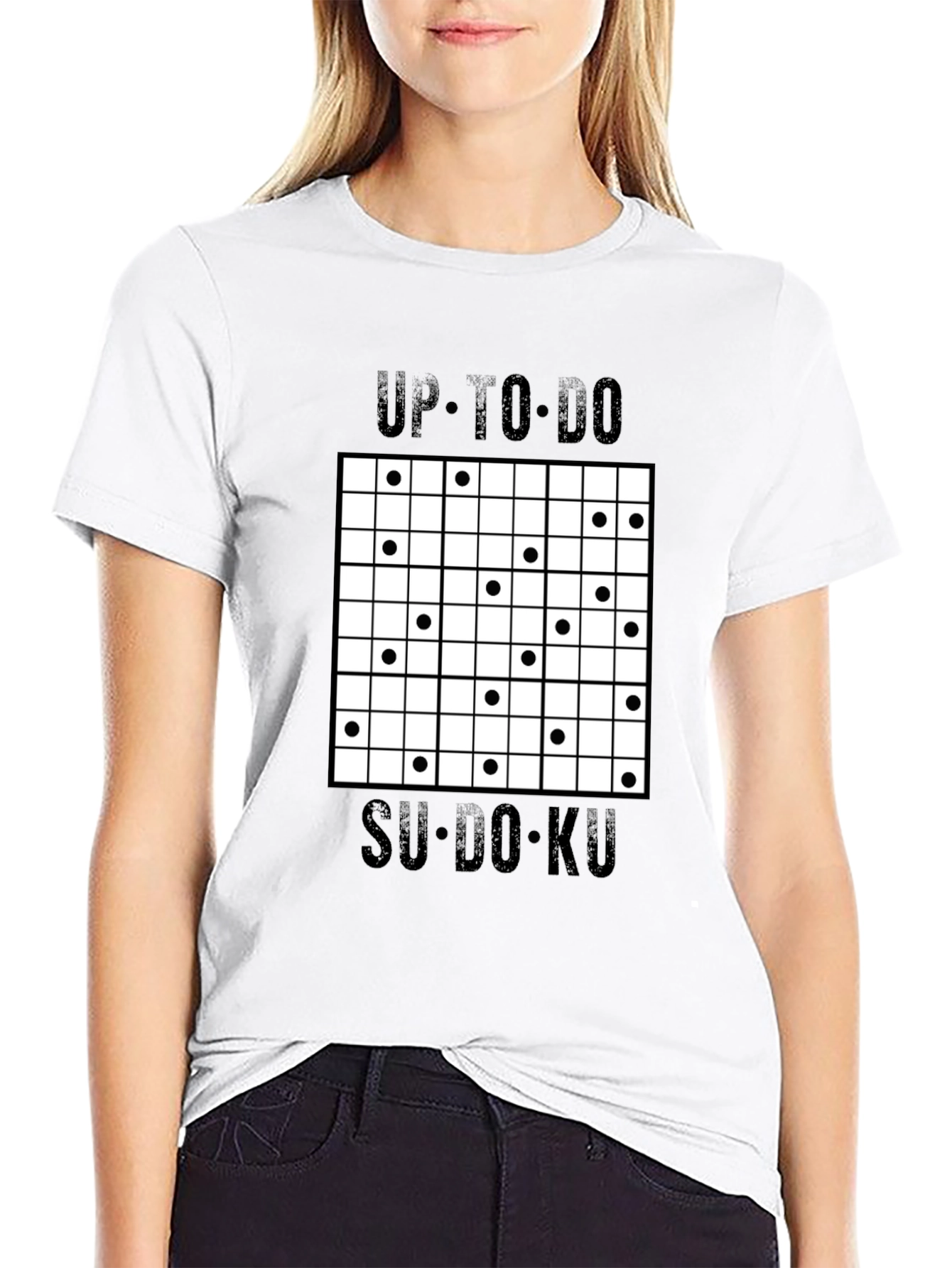 Up-to-Do Su-Do-Ku Black T-Shirt