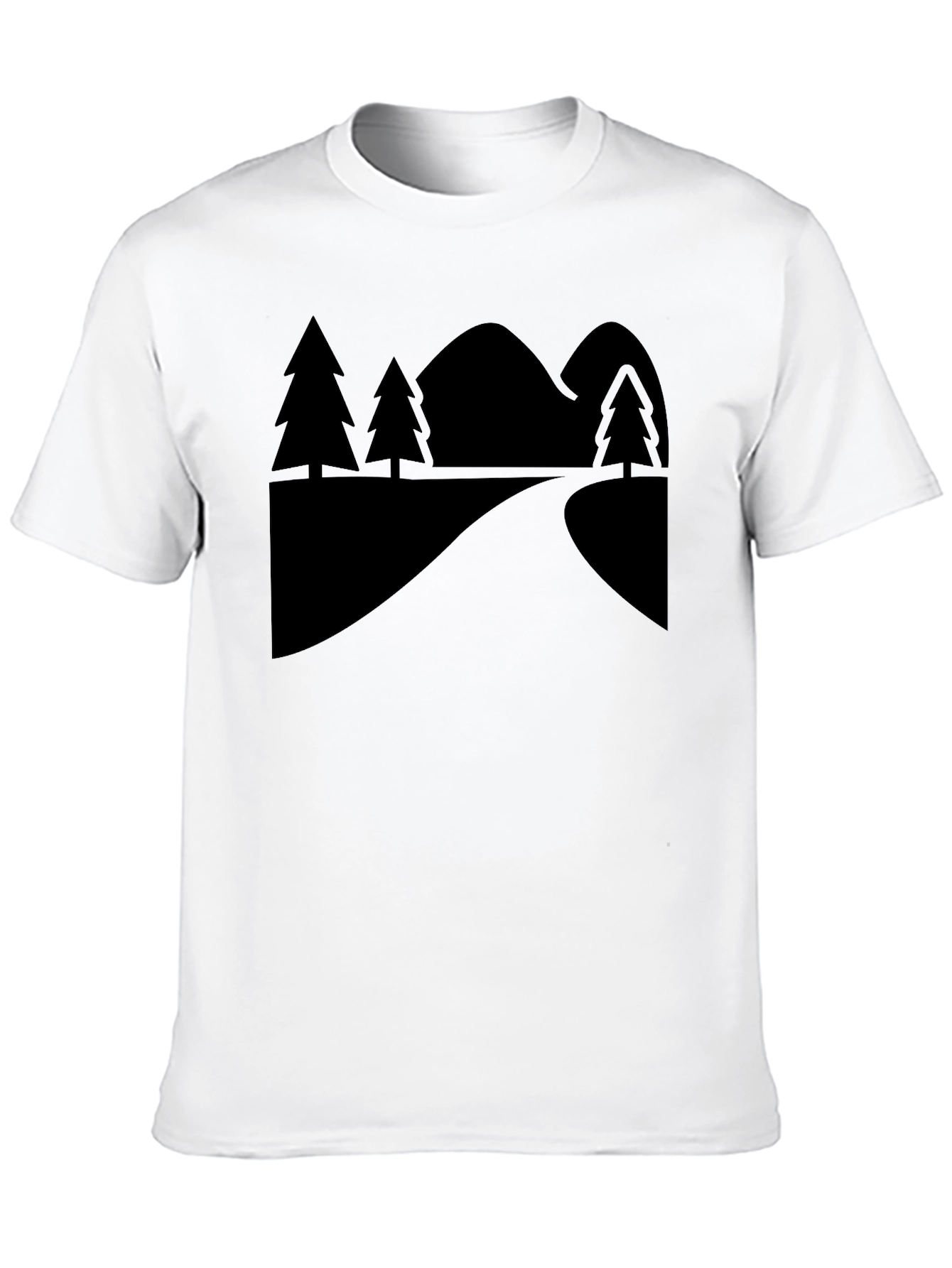 Nature Road Black T-Shirt