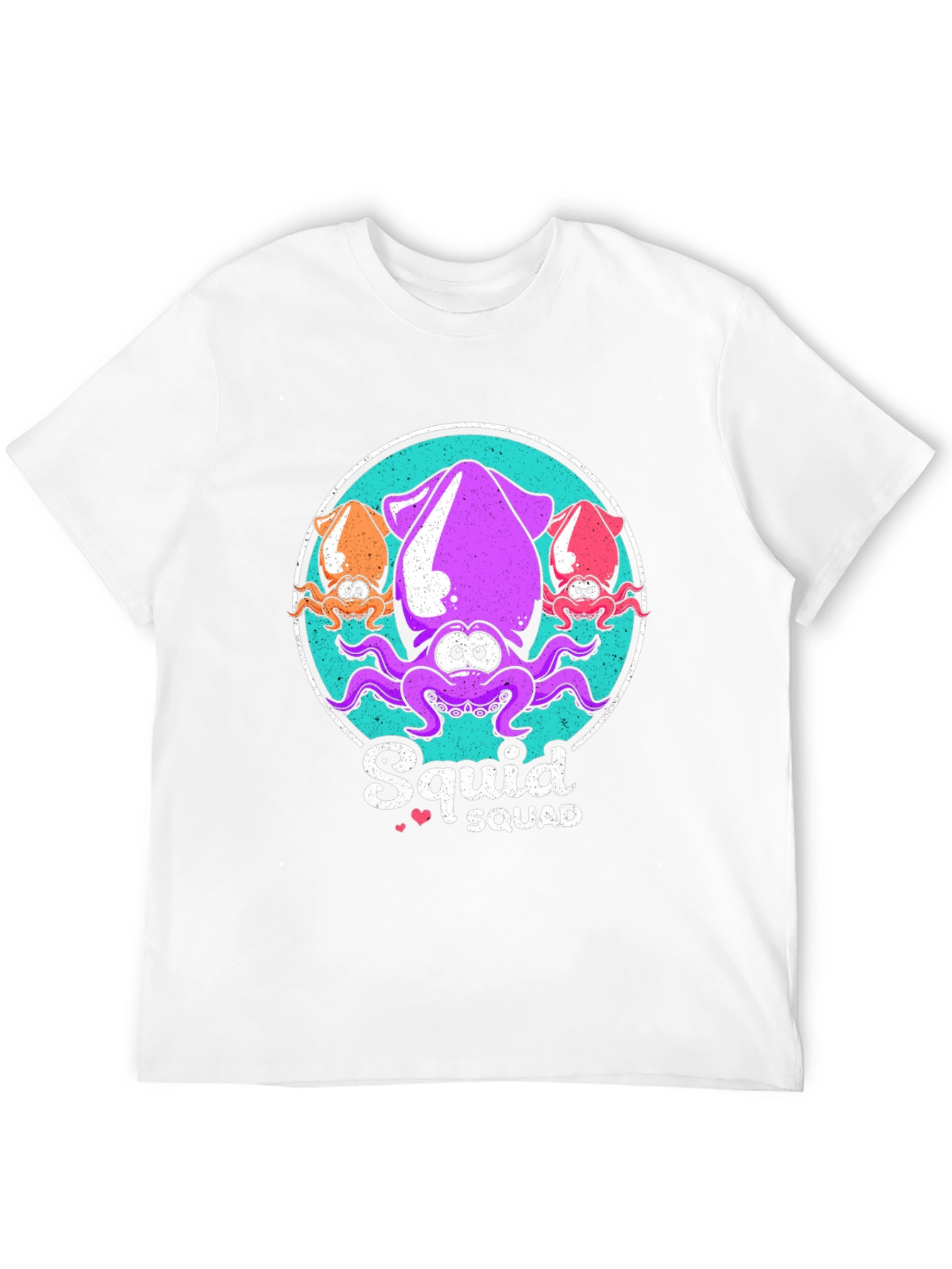 Squid Squad Graphic T-Shirt - Cute & Fun Design