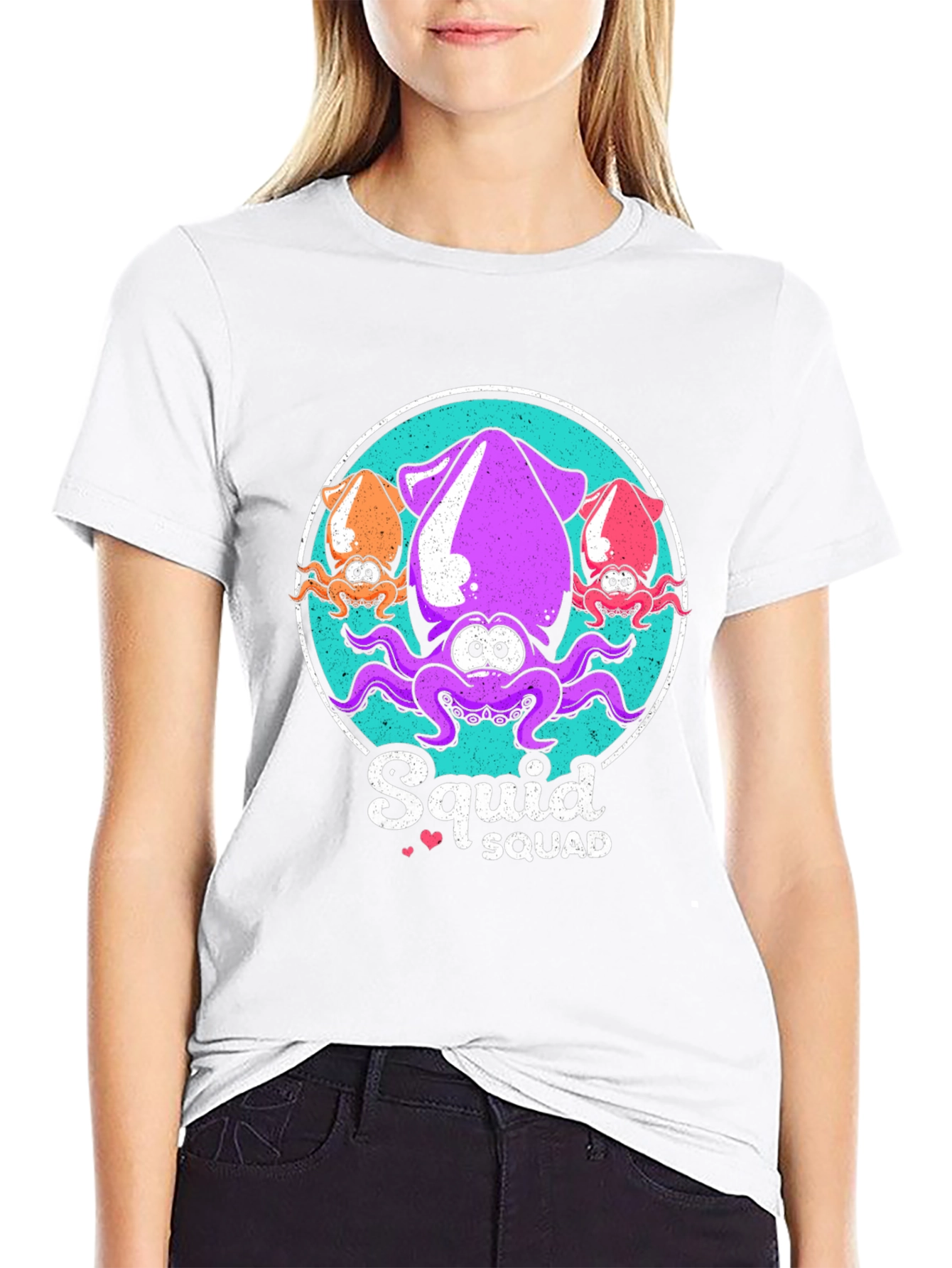 Squid Squad Graphic T-Shirt - Cute & Fun Design