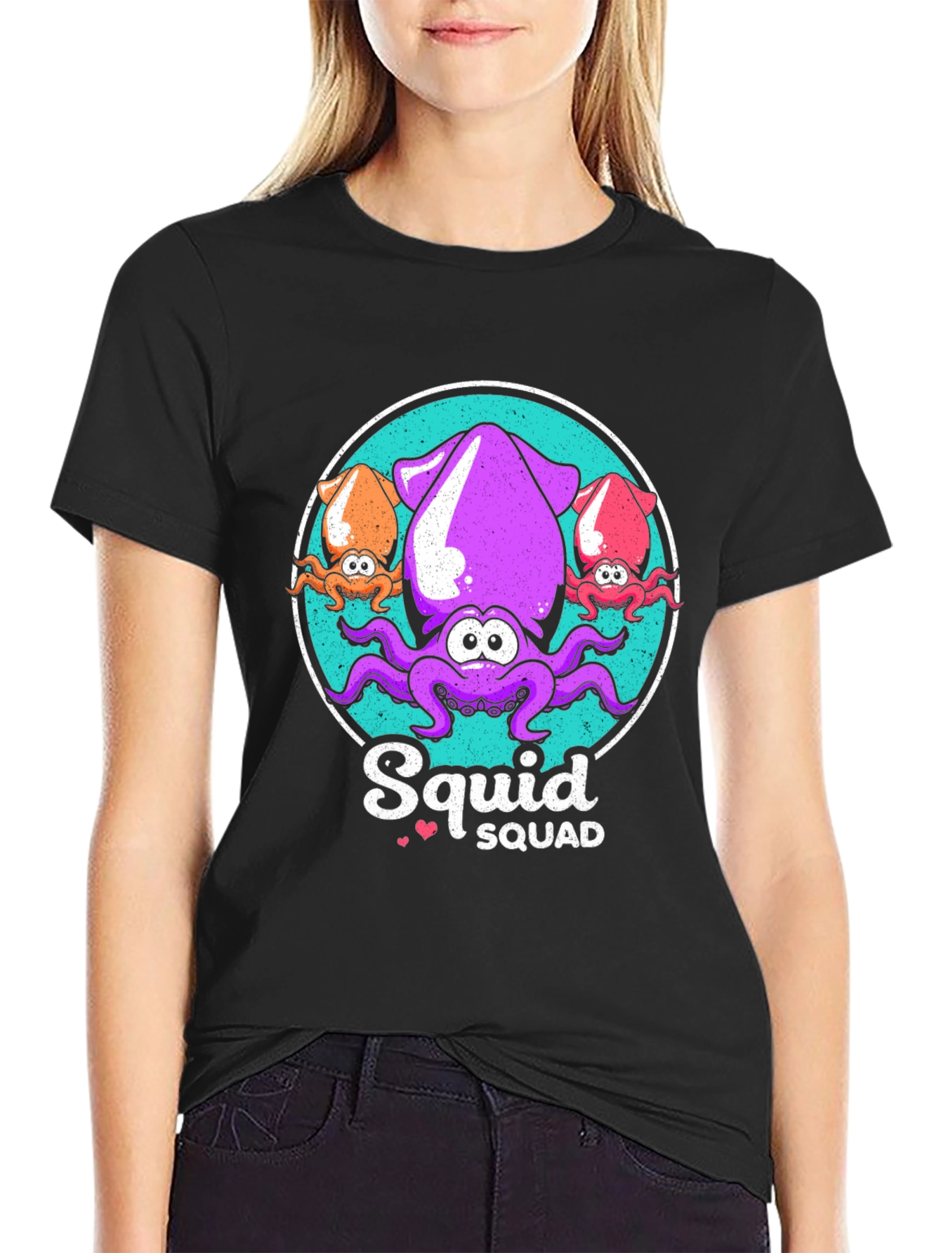 Squid Squad Graphic T-Shirt - Cute & Fun Design
