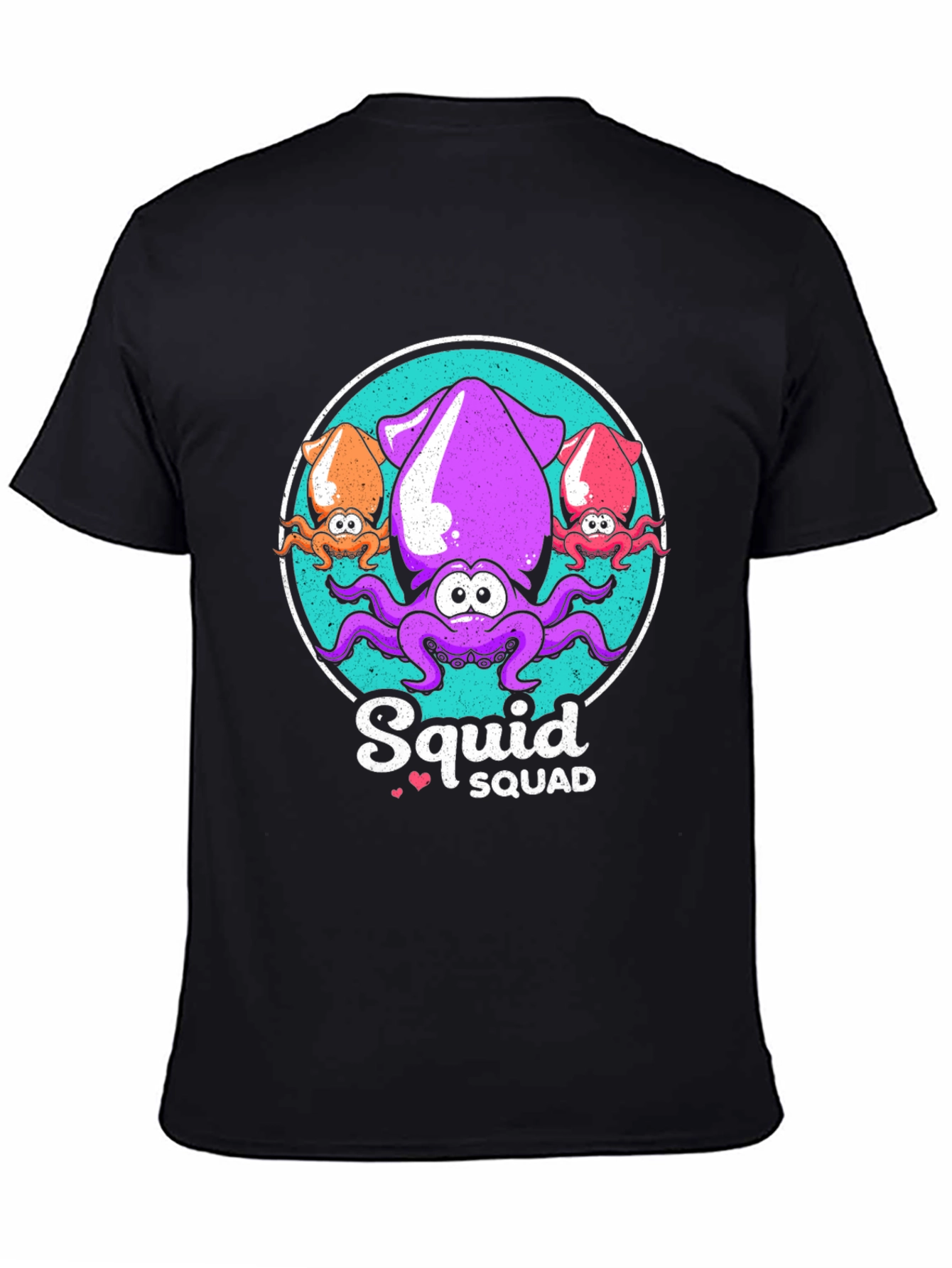 Squid Squad Graphic T-Shirt - Cute & Fun Design