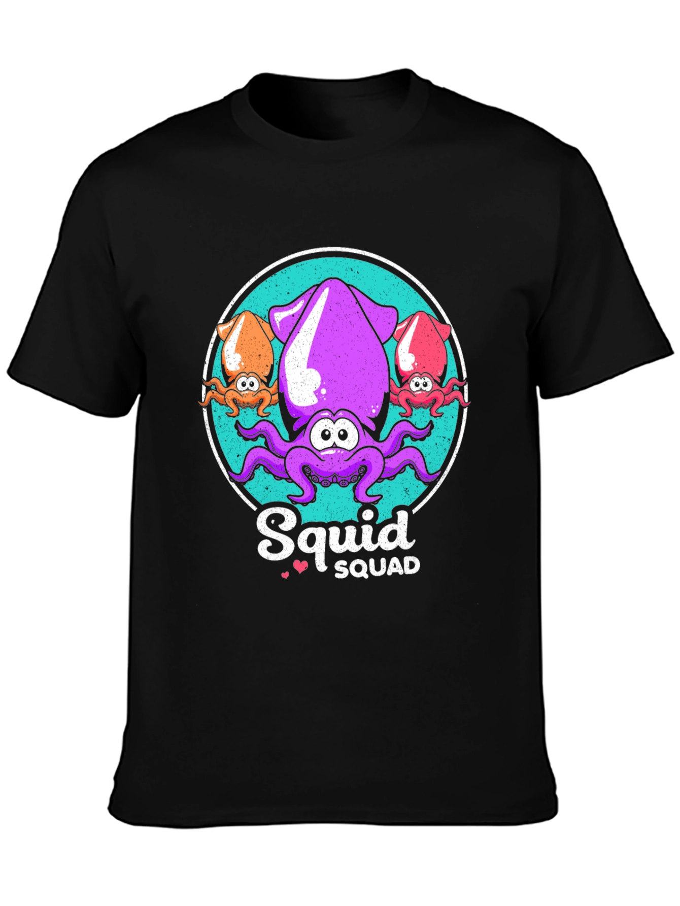 Squid Squad Graphic T-Shirt - Cute & Fun Design