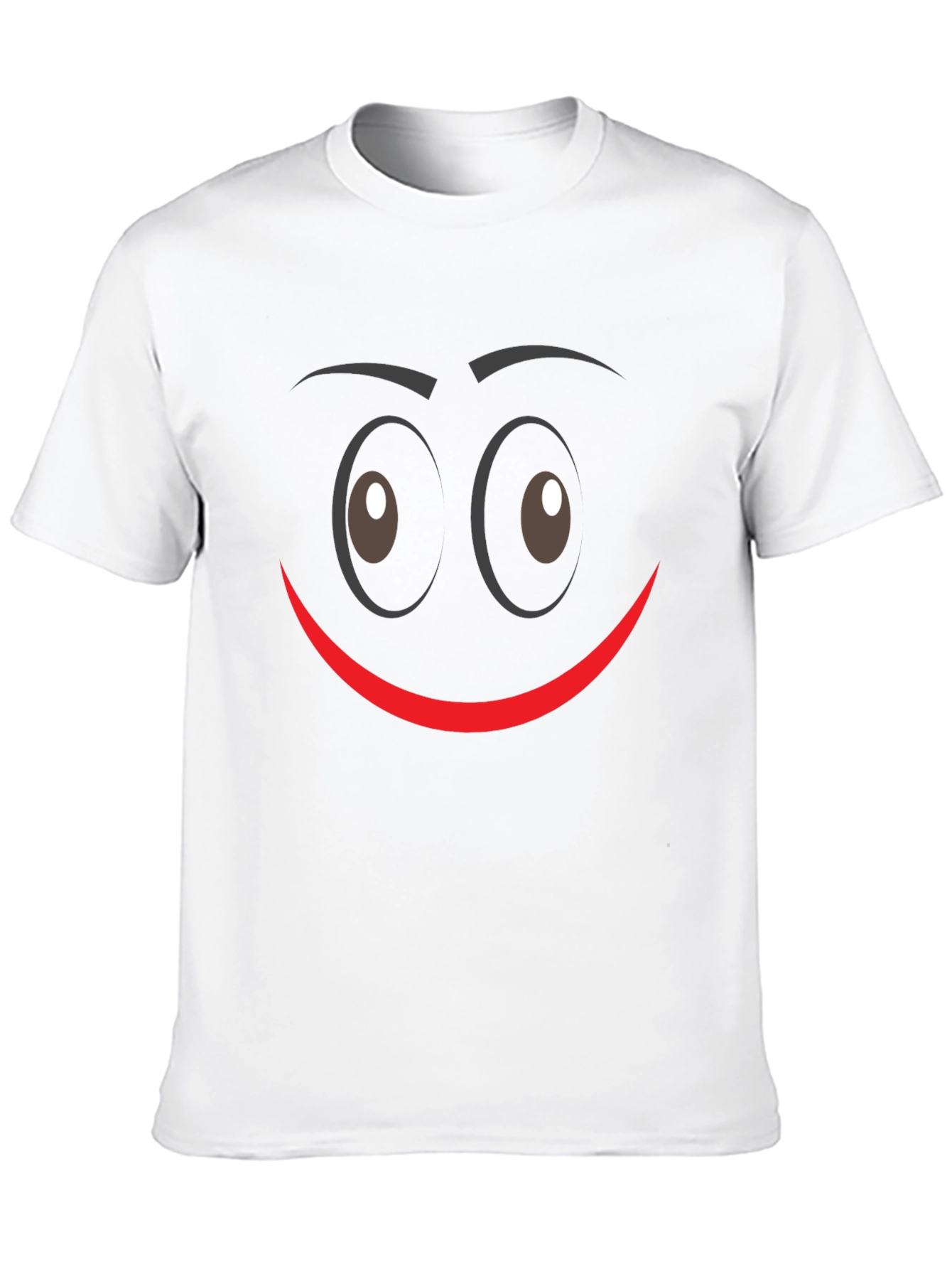 Funny Smiley Face Graphic Tee - Unisex Black T-Shirt