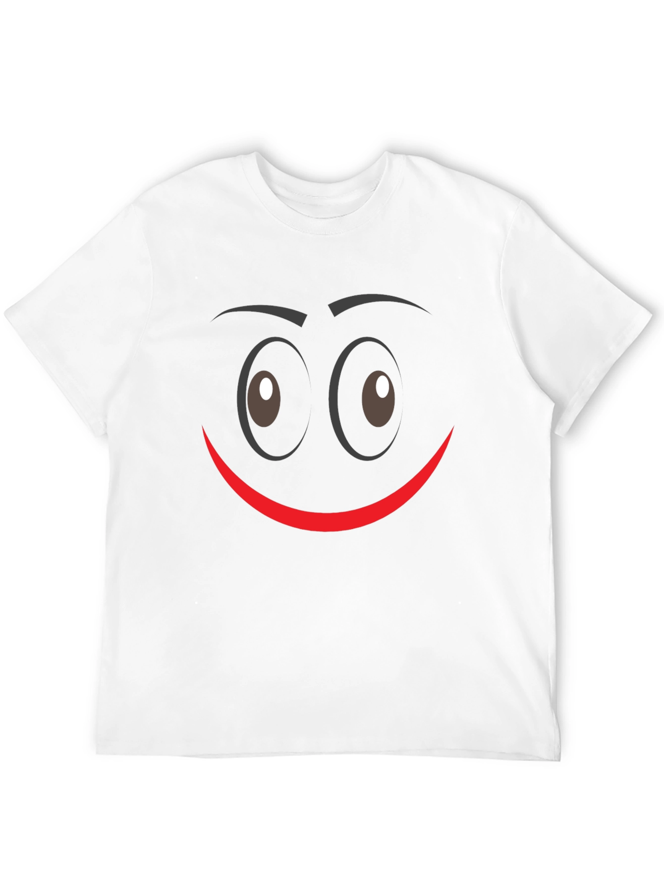 Funny Smiley Face Graphic Tee - Unisex Black T-Shirt