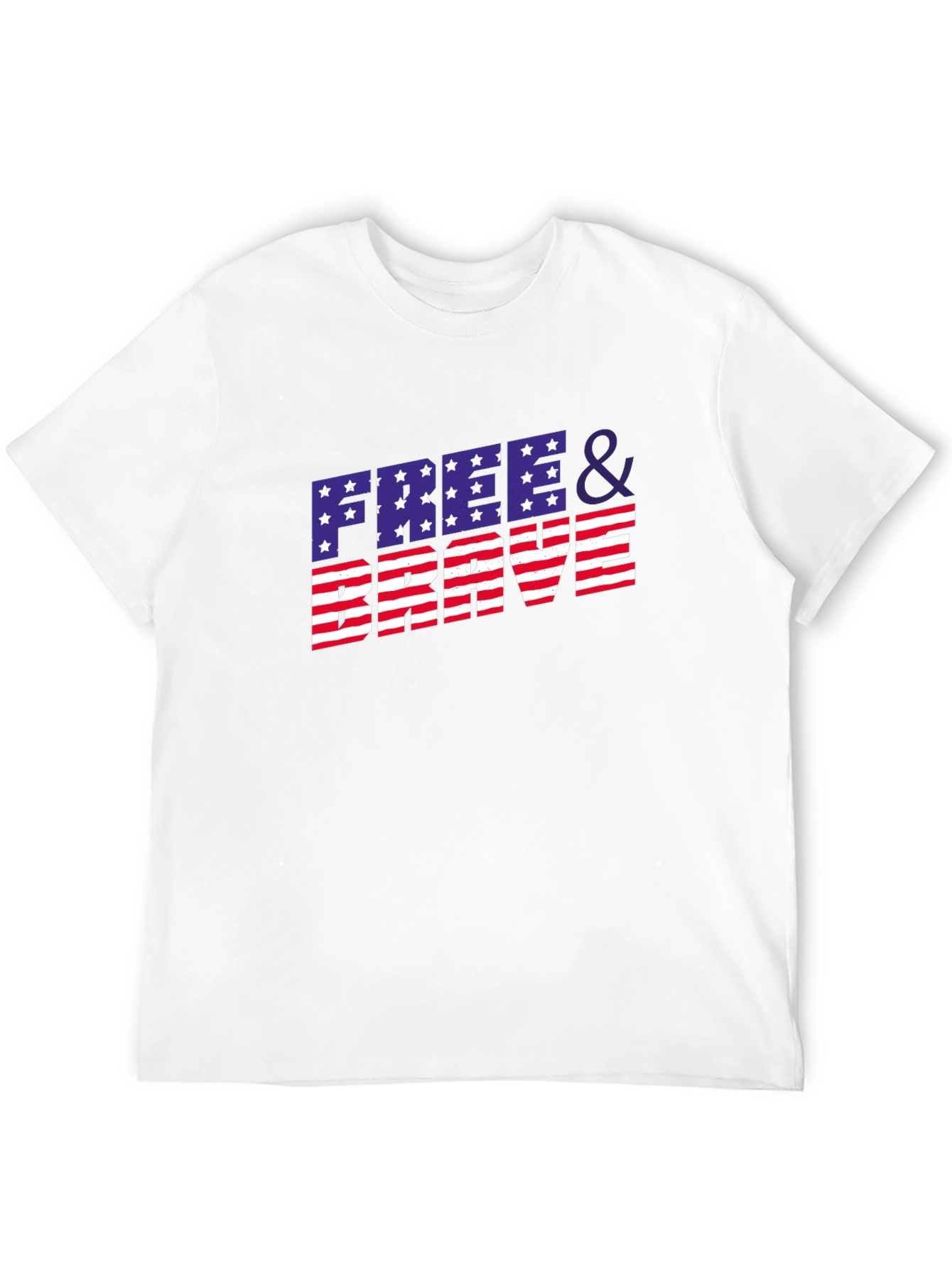 Free & Brave Patriotic T-Shirt