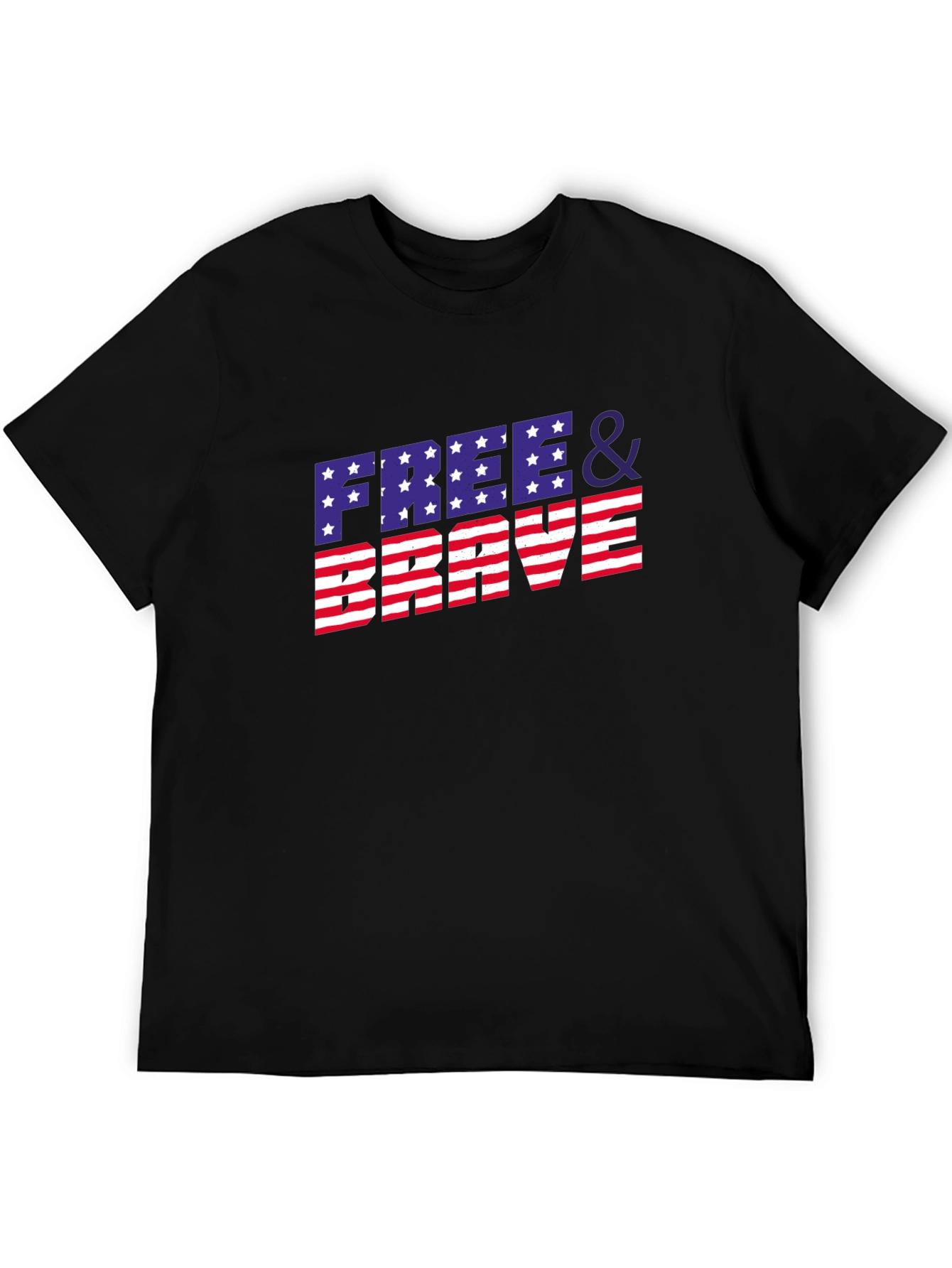 Free & Brave Patriotic T-Shirt
