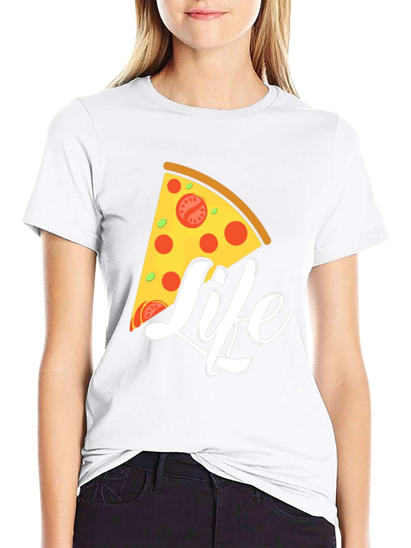 Pizza Life Graphic Tee - Foodie Fashion