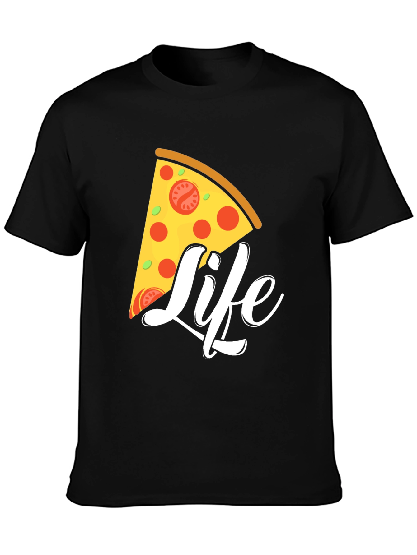 Pizza Life Graphic Tee - Foodie Fashion