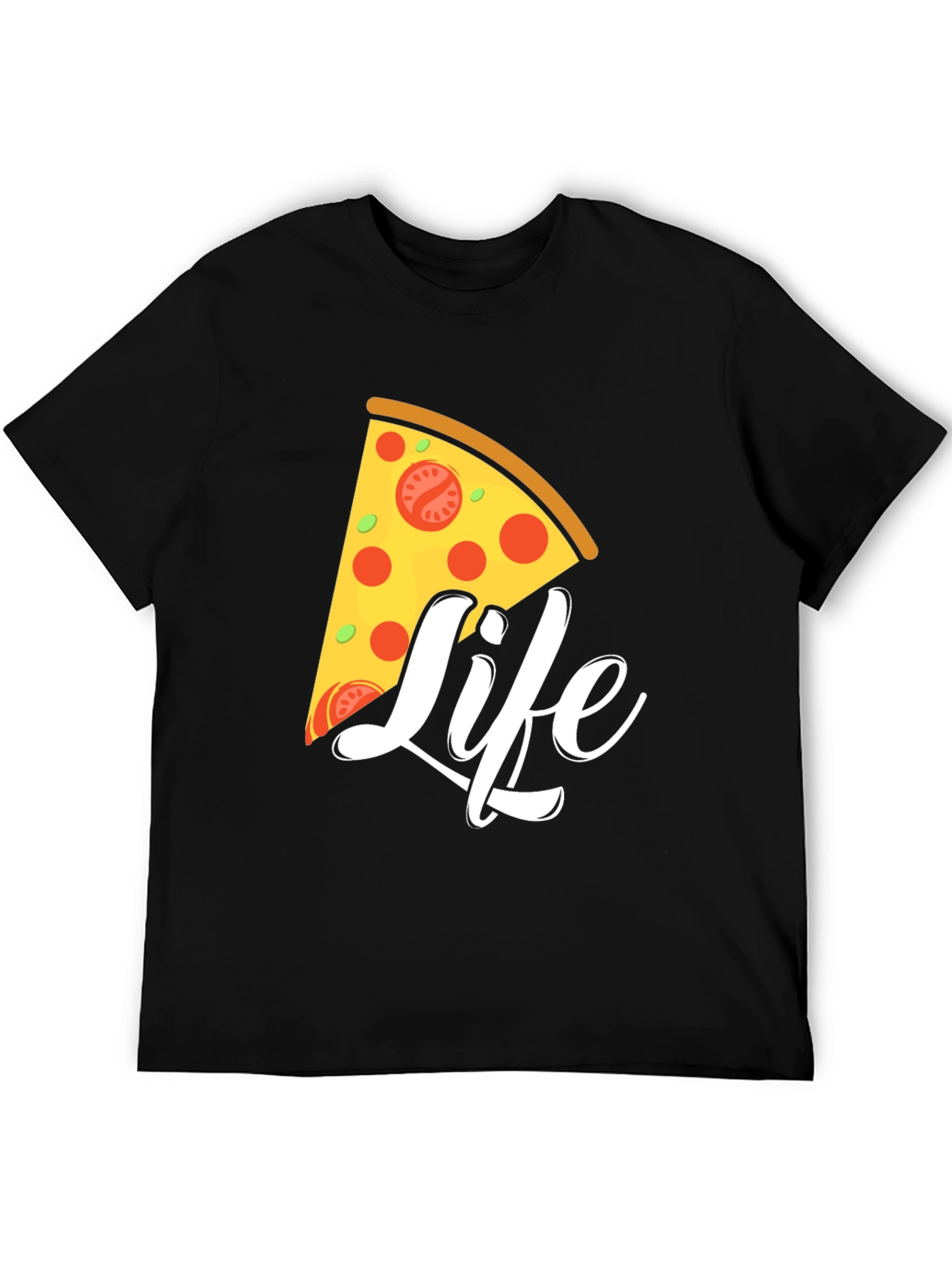 Pizza Life Graphic Tee - Foodie Fashion