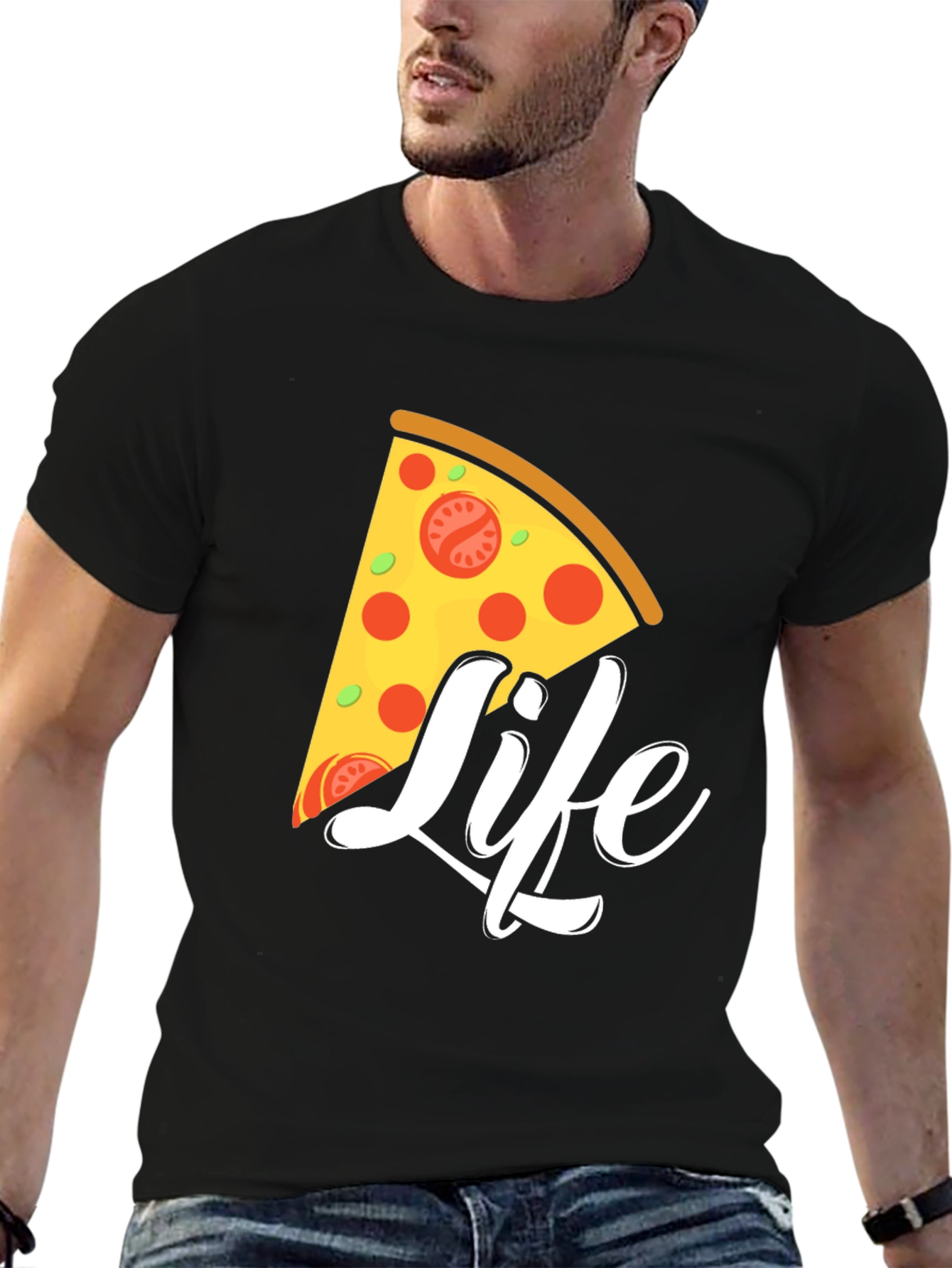 Pizza Life Graphic Tee - Foodie Fashion