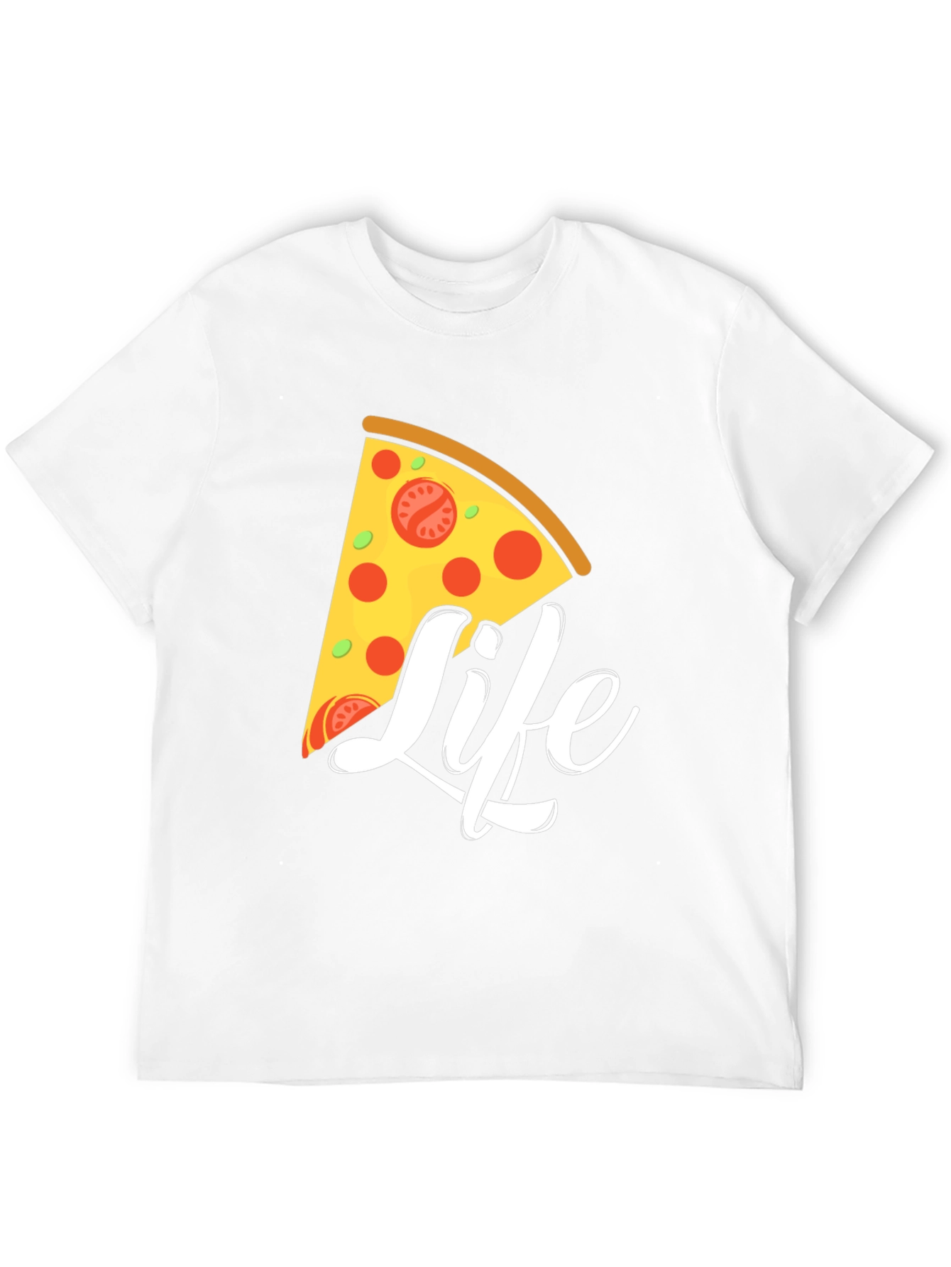 Pizza Life Graphic Tee - Foodie Fashion