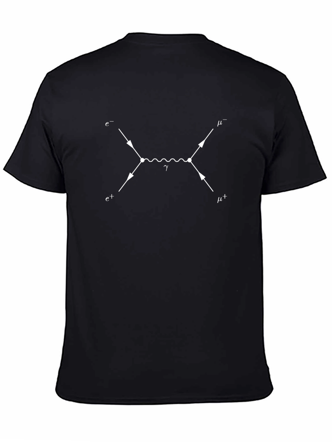 Physics Feynman Diagram T-Shirt - Electron Muon Interaction