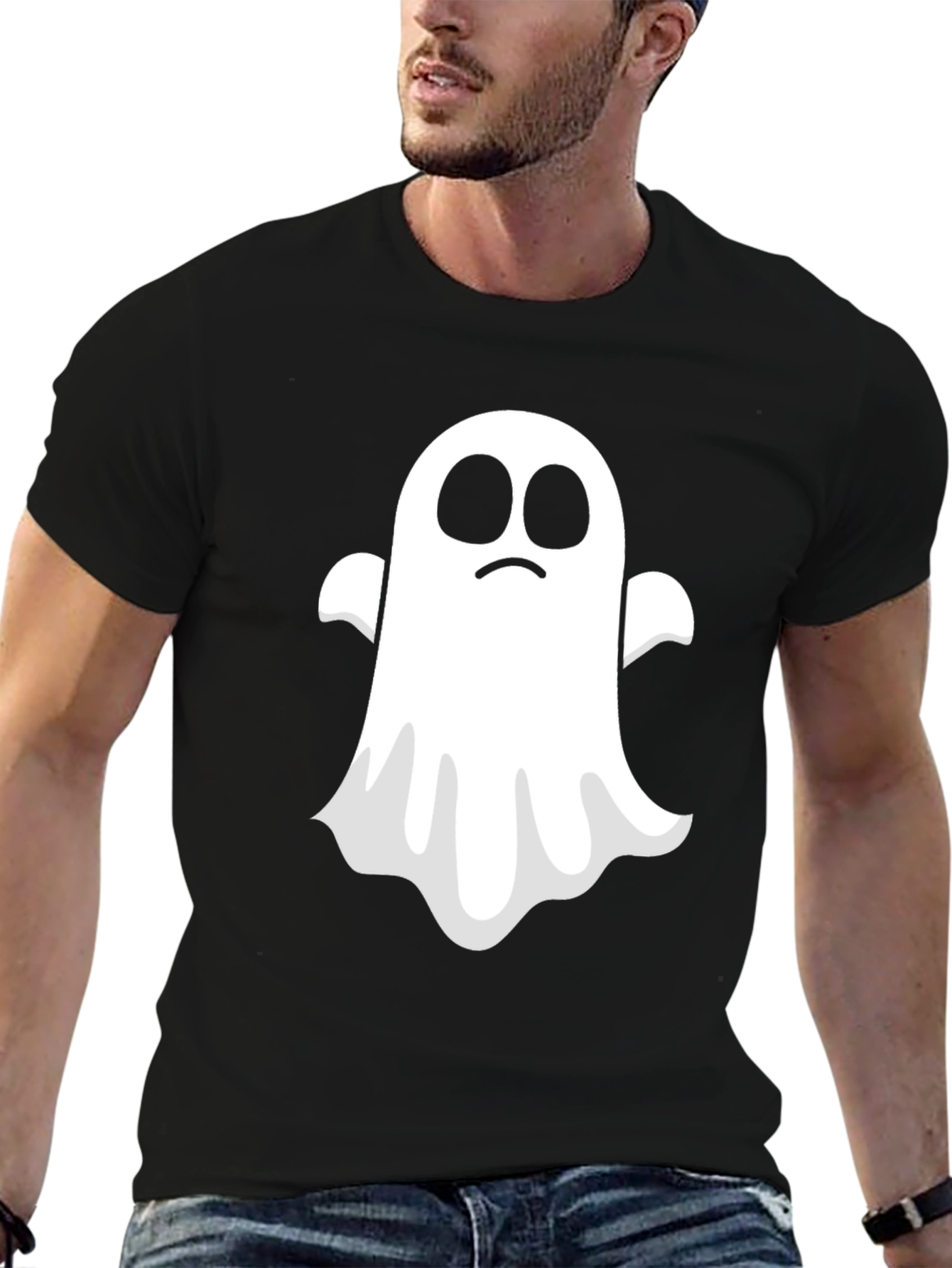 Ghost Graphic Black T-Shirt