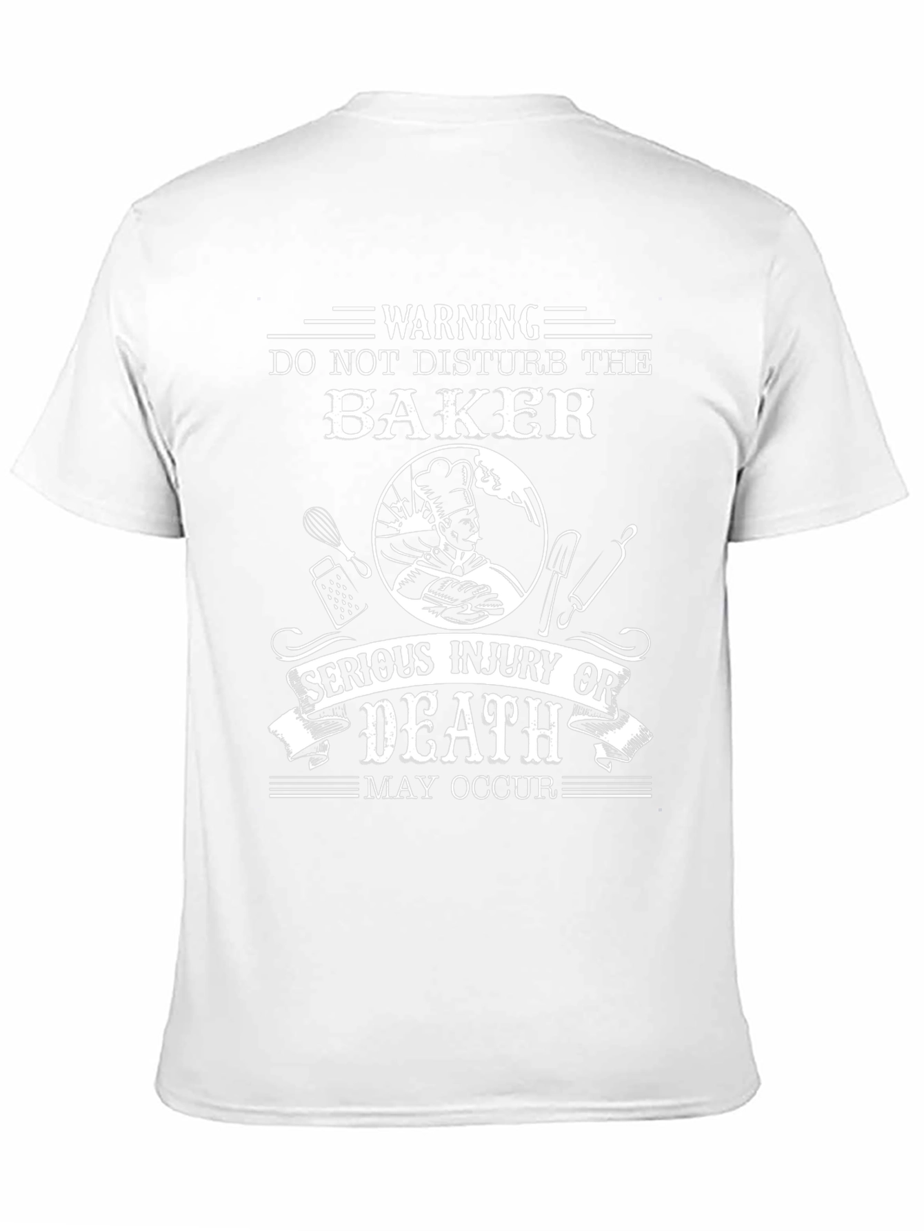 Warning Baker T-Shirt - Funny Baking Apparel