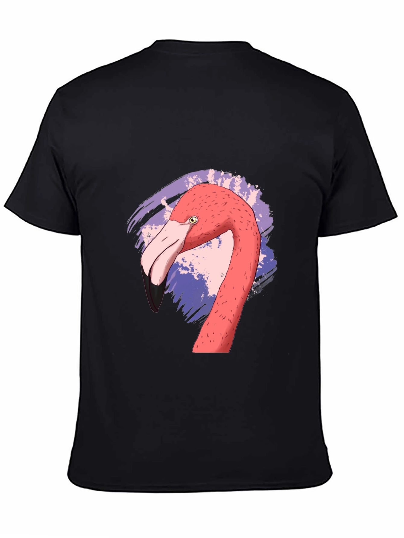 Flamingo Graphic Black T-Shirt
