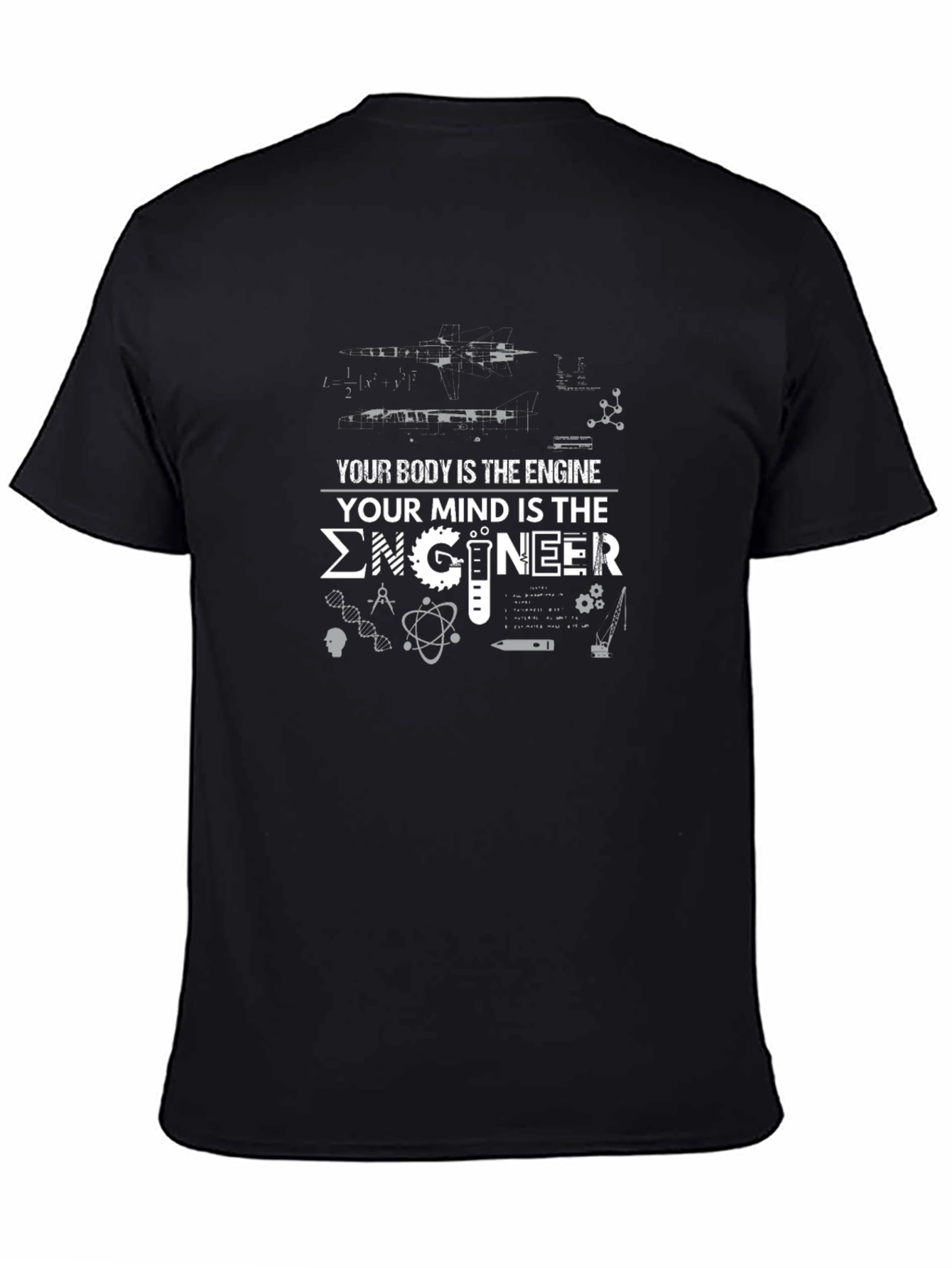 Engineer T-Shirt: Body Engine Mind Power