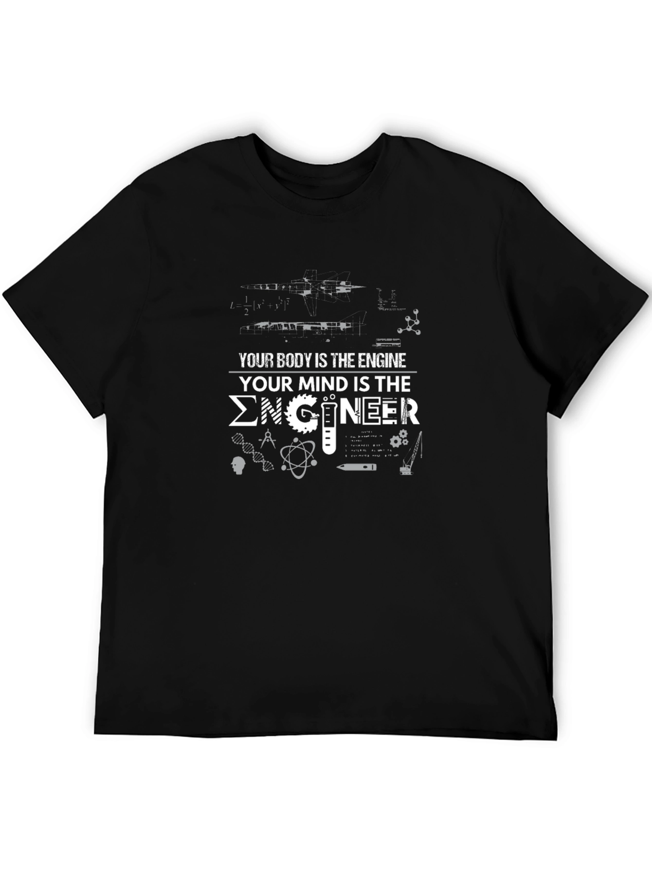 Engineer T-Shirt: Body Engine Mind Power