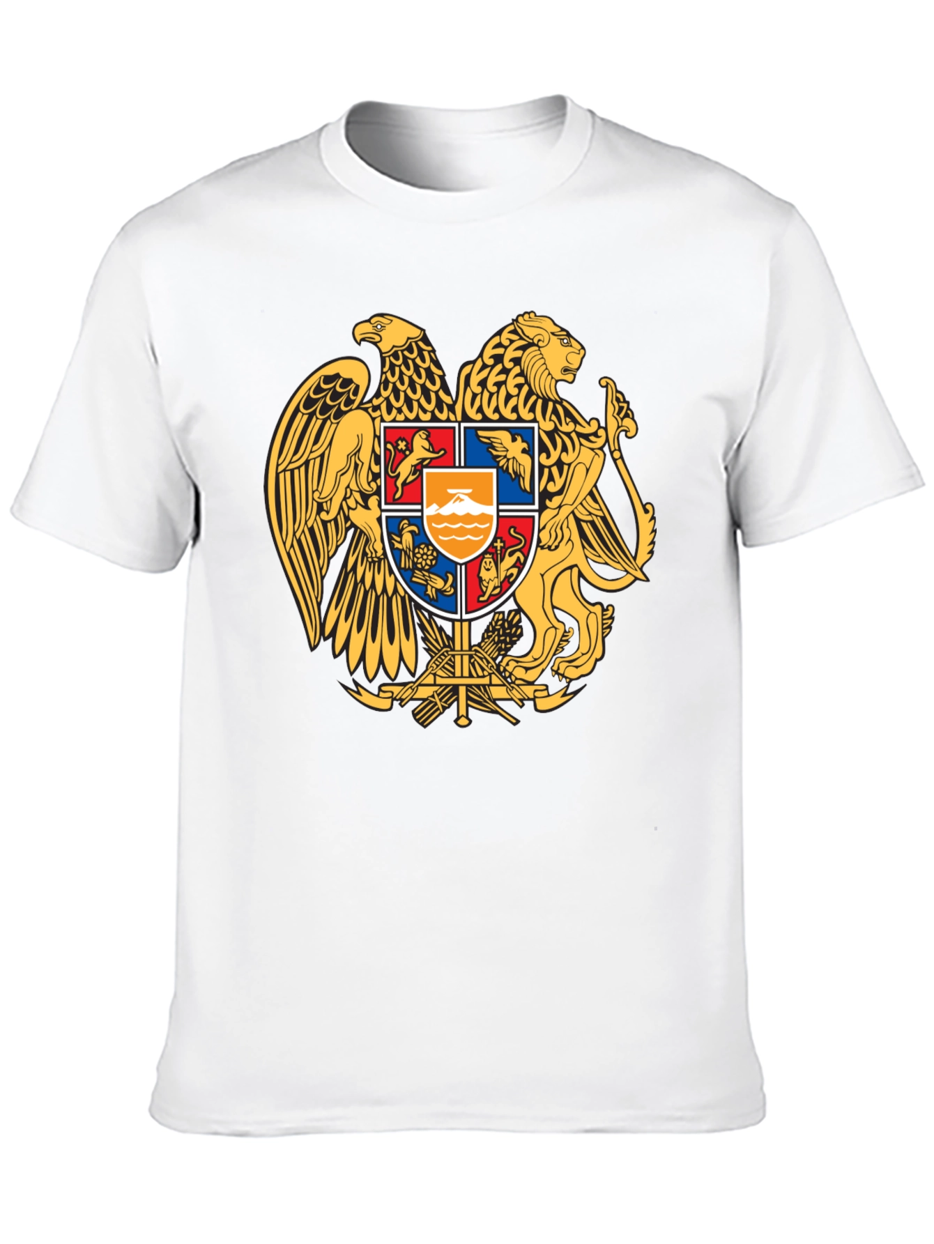 Armenian Coat of Arms T-Shirt - Premium Black Tee