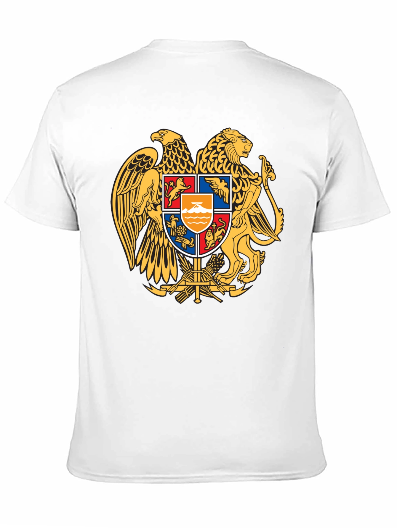 Armenian Coat of Arms T-Shirt - Premium Black Tee