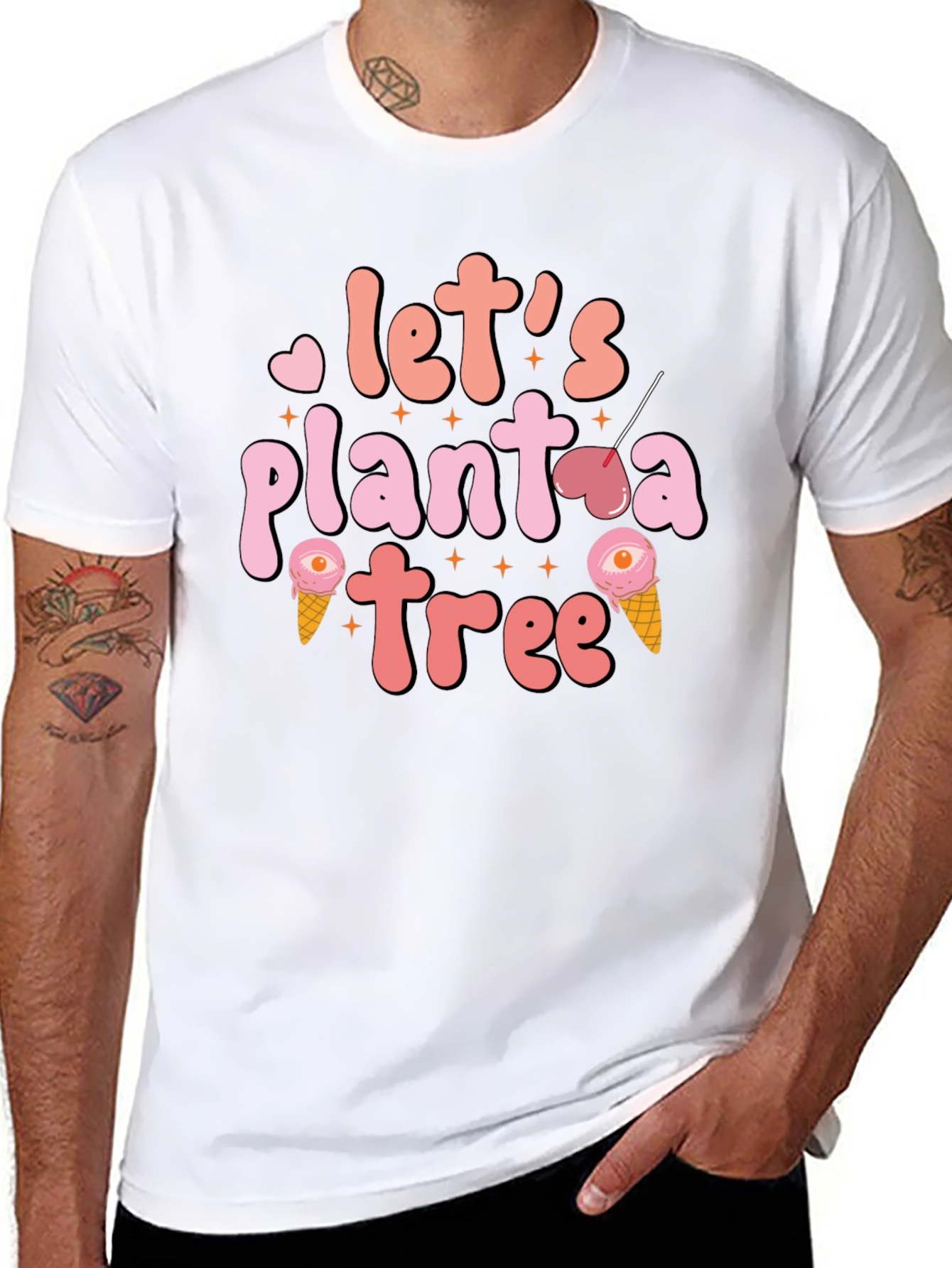 Lets Plant a Tree Graphic Tee