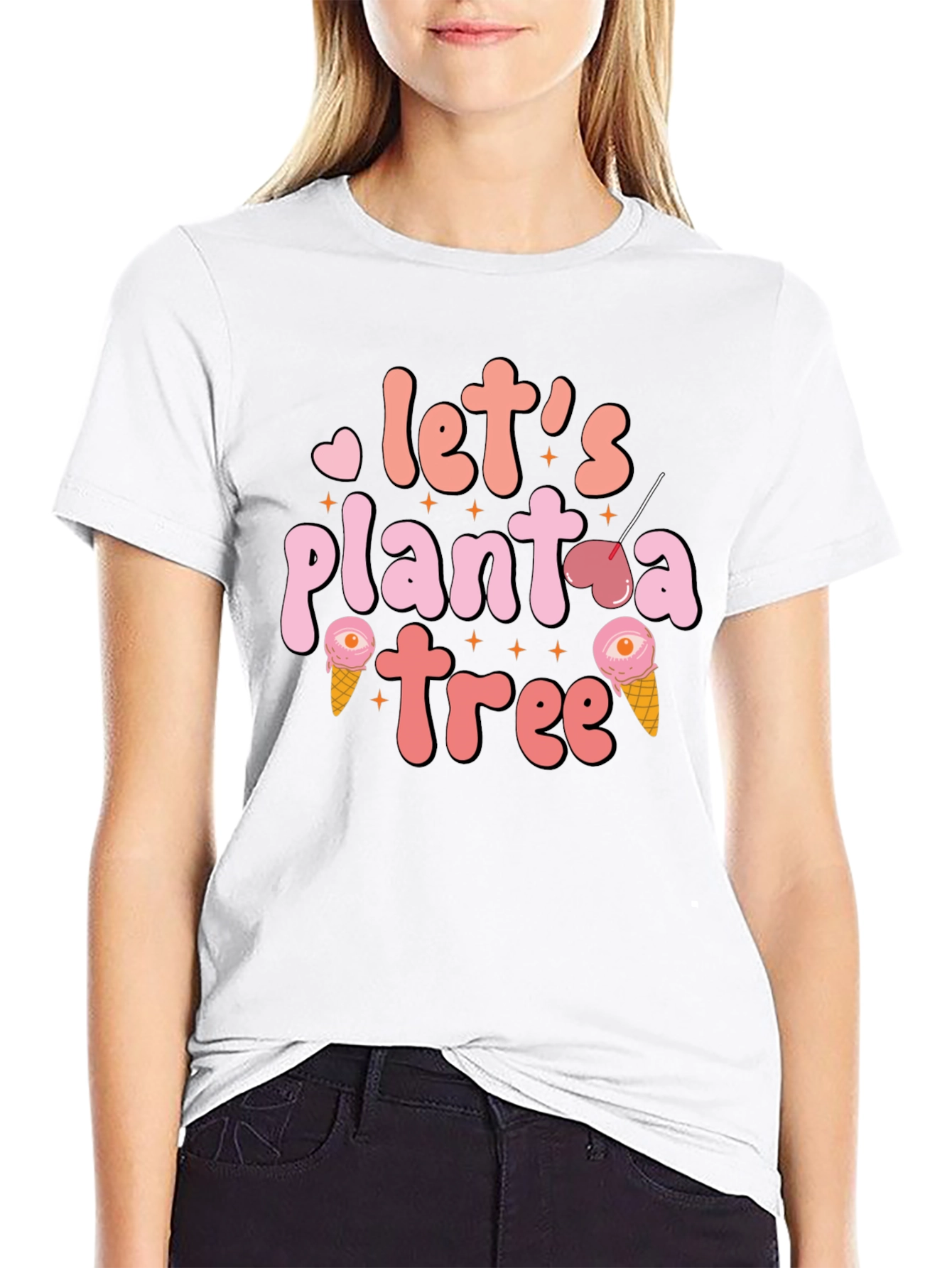 Lets Plant a Tree Graphic Tee