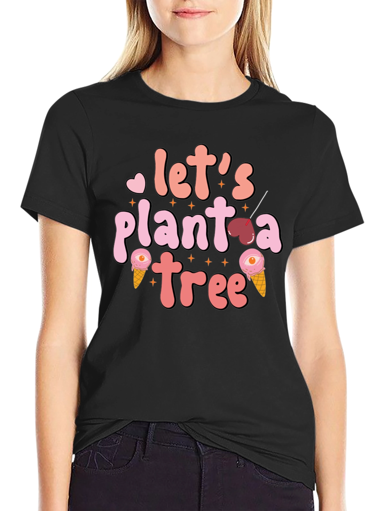 Lets Plant a Tree Graphic Tee
