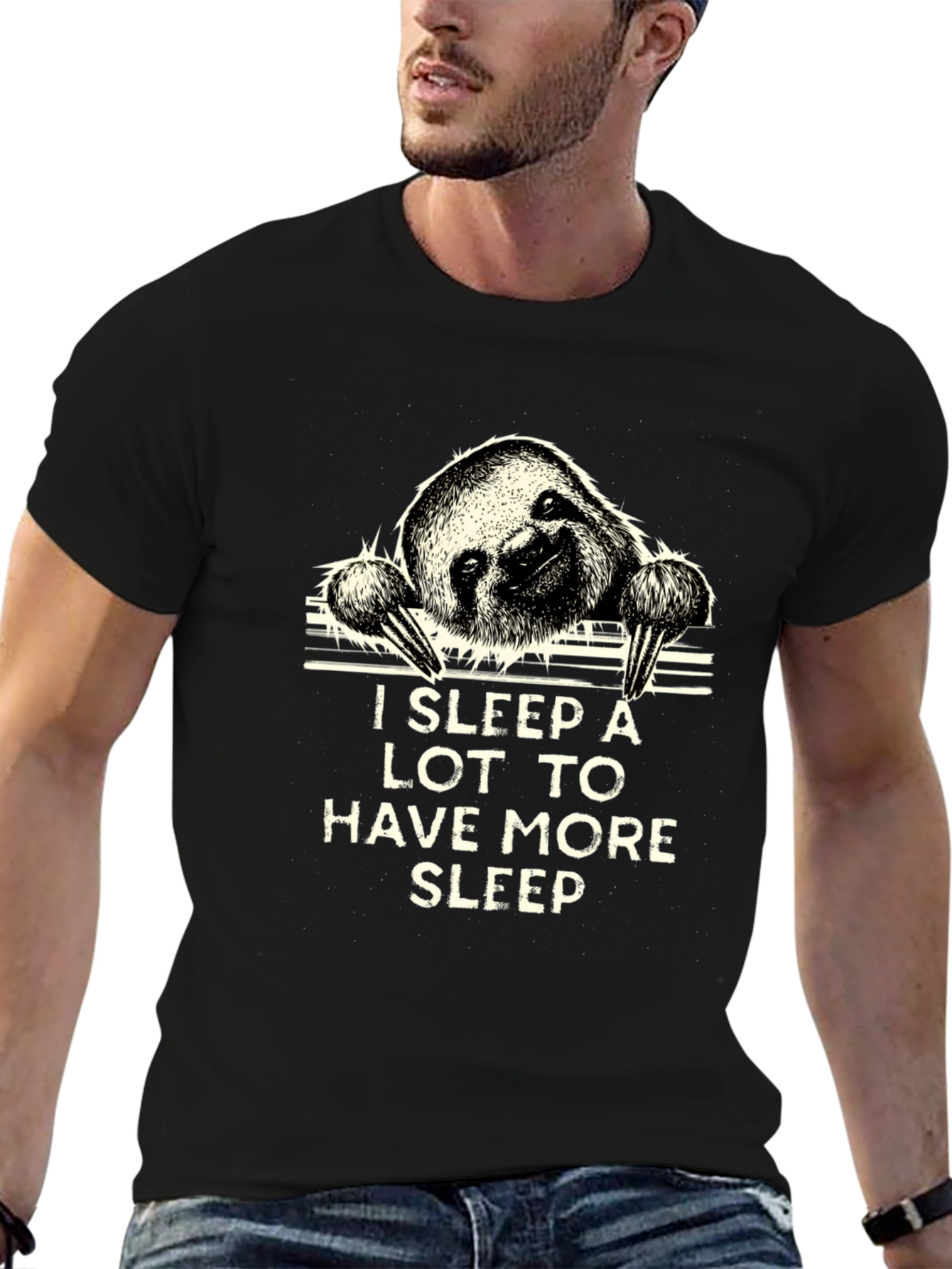 Funny Sloth I Sleep Graphic Tee