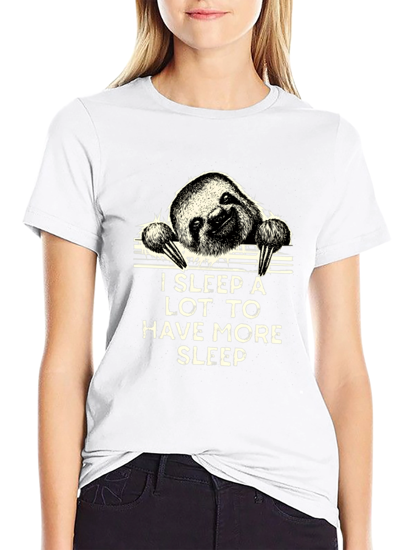 Funny Sloth I Sleep Graphic Tee