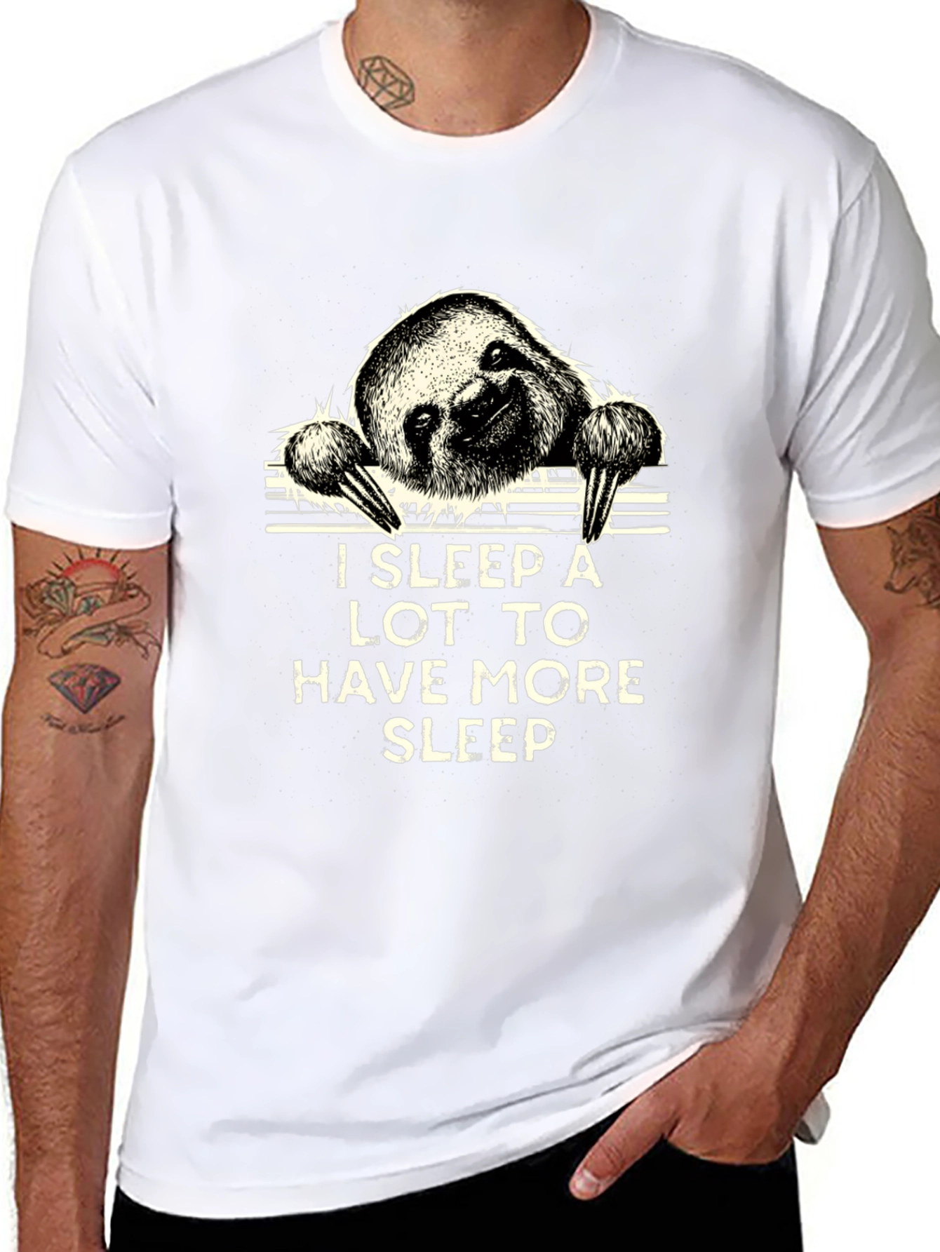 Funny Sloth I Sleep Graphic Tee