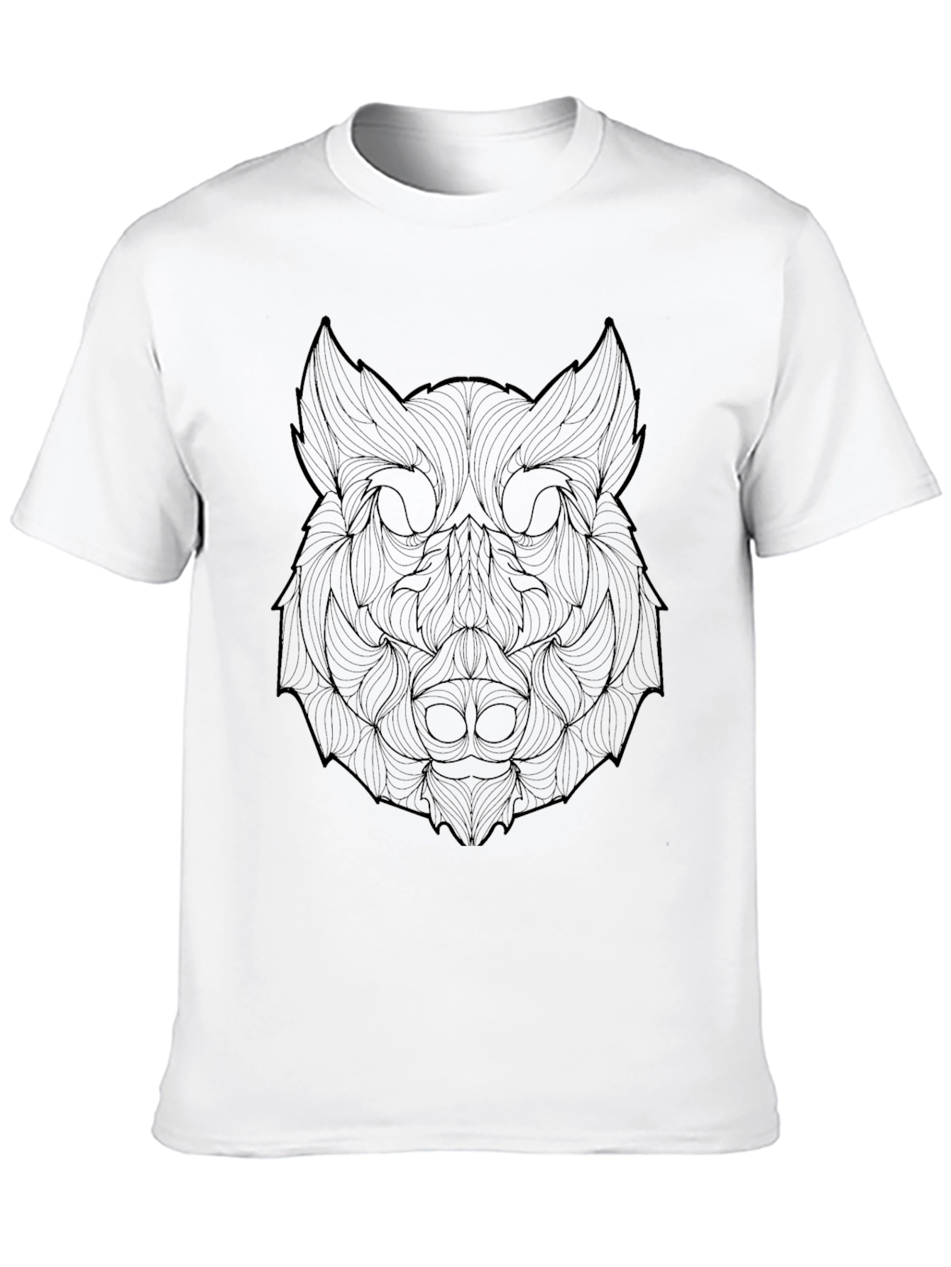 Boar Head Graphic Tee - Mens Black T-Shirt
