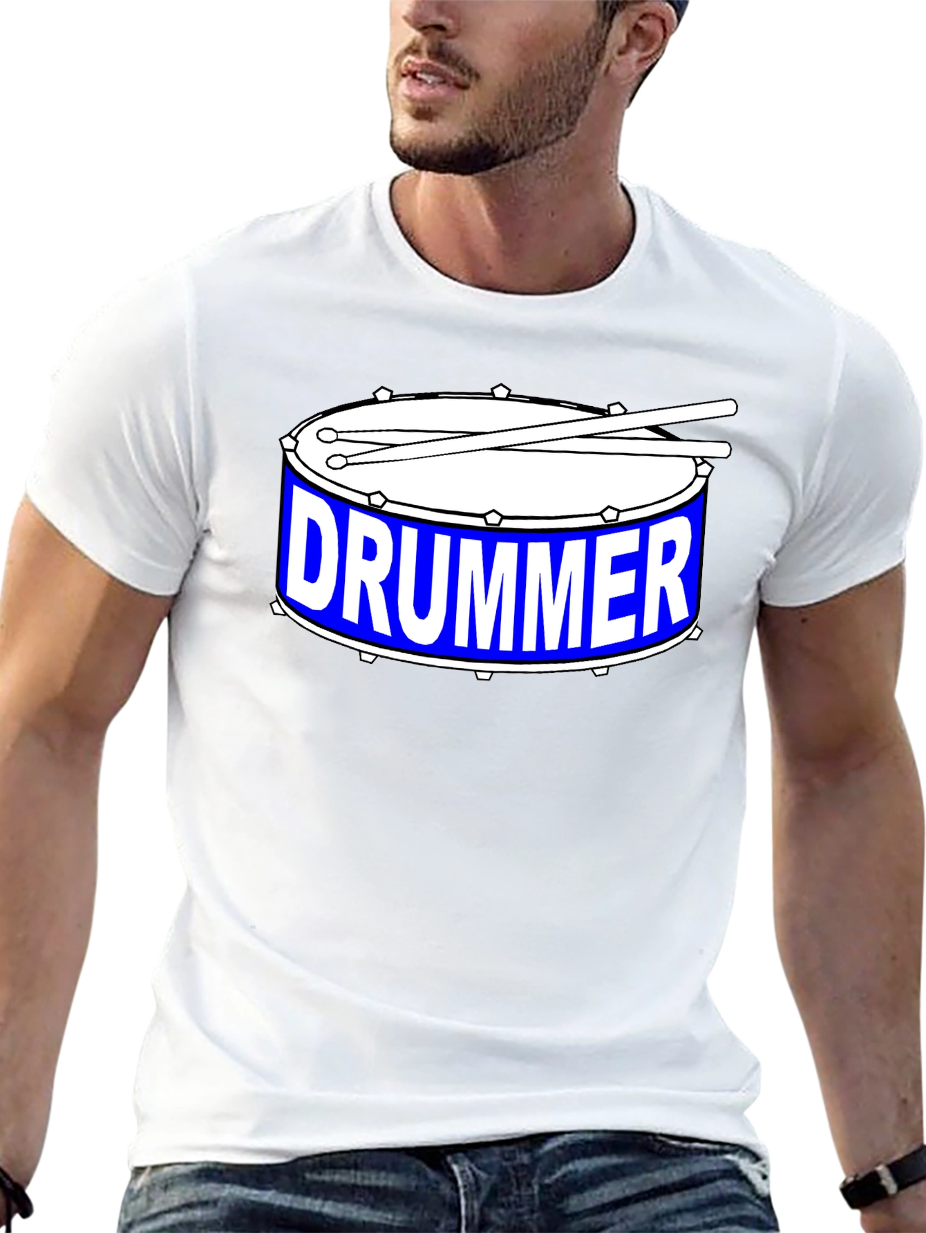 Drummer Graphic T-Shirt - Music Lover Tee